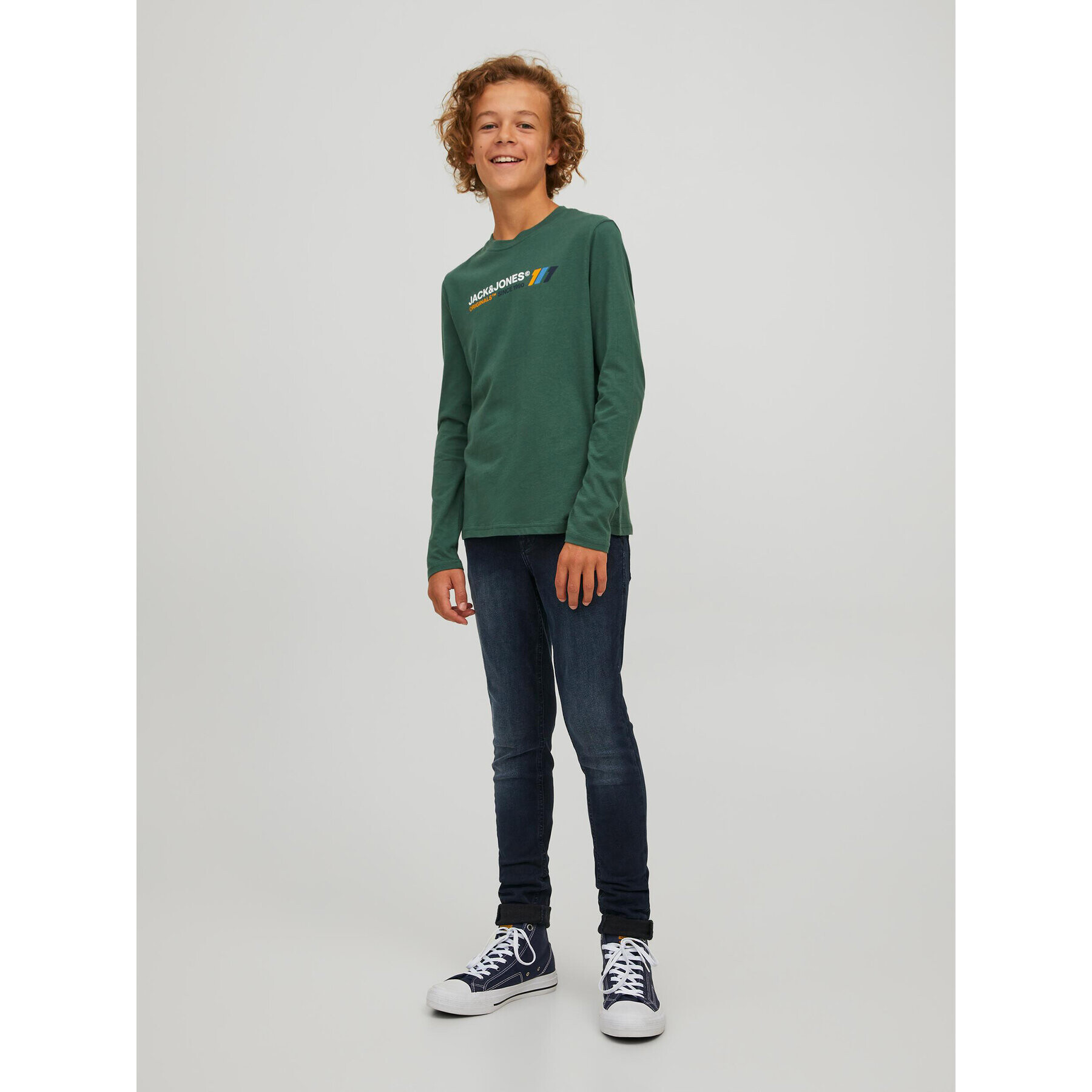 Jack&Jones Junior Комплект 2 блузи Nate 12227010 Цветен Regular Fit - Pepit.bg