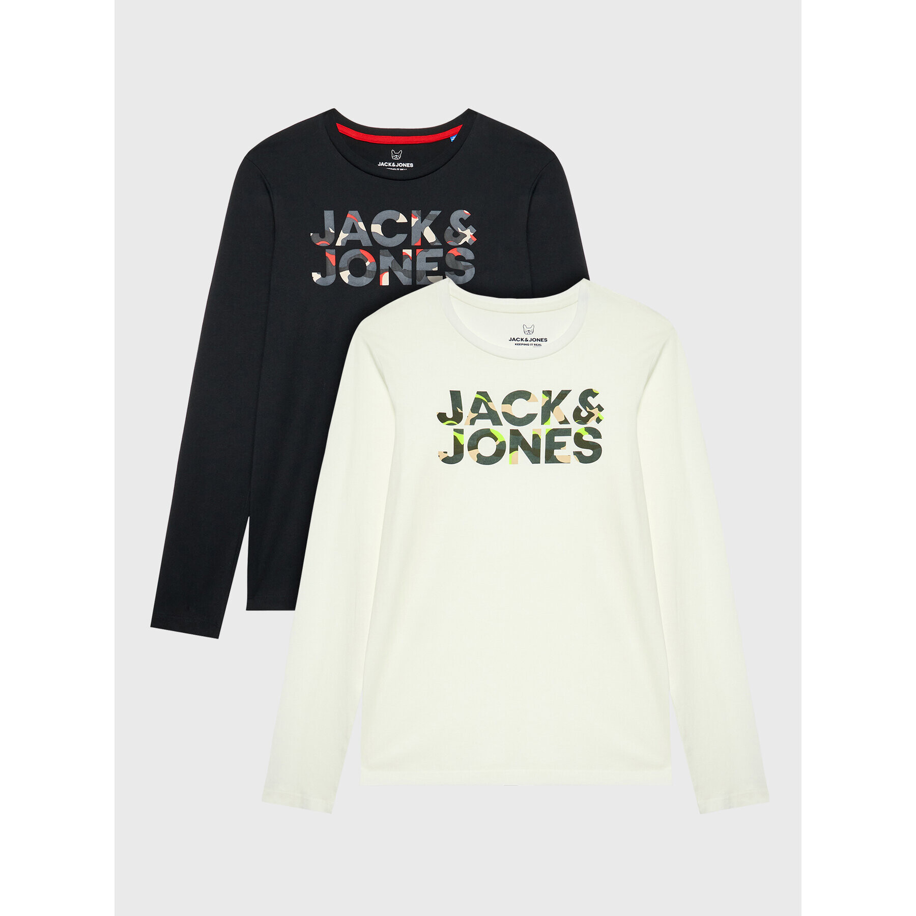 Jack&Jones Junior Комплект 2 блузи Ramp 1222557 Цветен Regular Fit - Pepit.bg