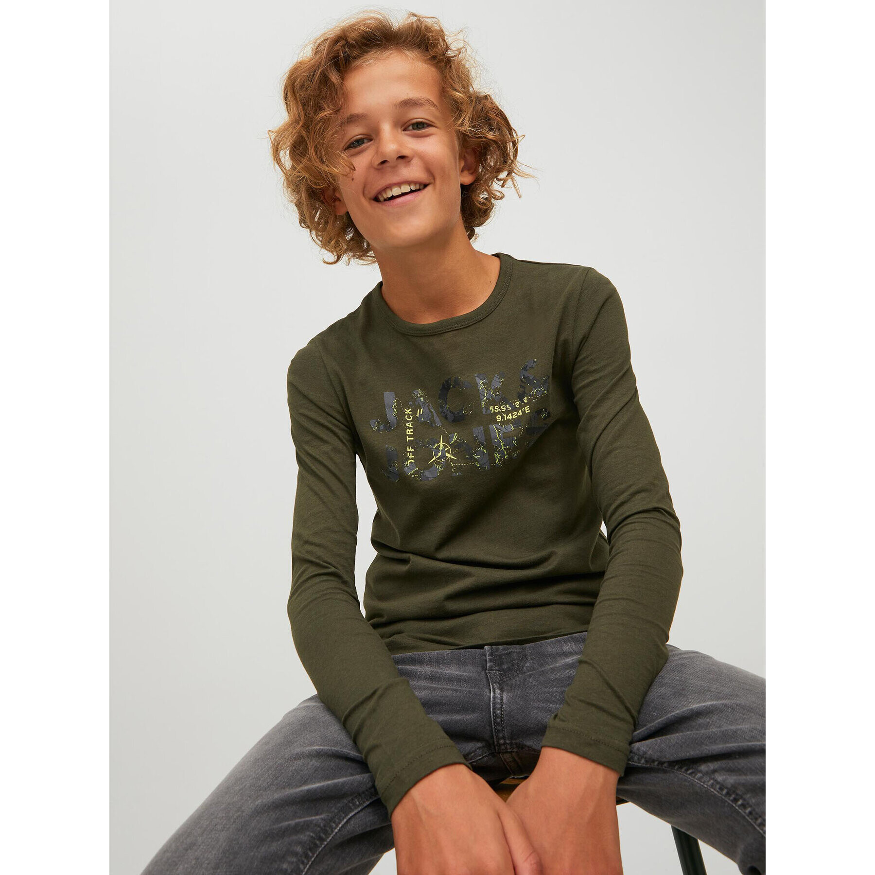 Jack&Jones Junior Комплект 2 блузи Tech Logo 12226999 Цветен Regular Fit - Pepit.bg