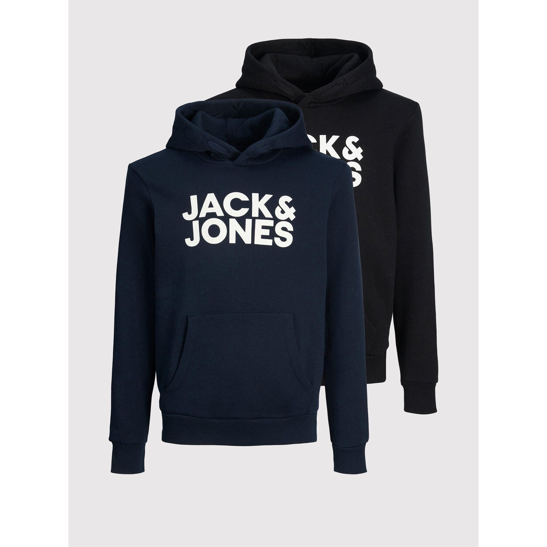 Jack&Jones Junior Комплект 2 суитшърта Corp 12210980 Тъмносин Regular Fit - Pepit.bg