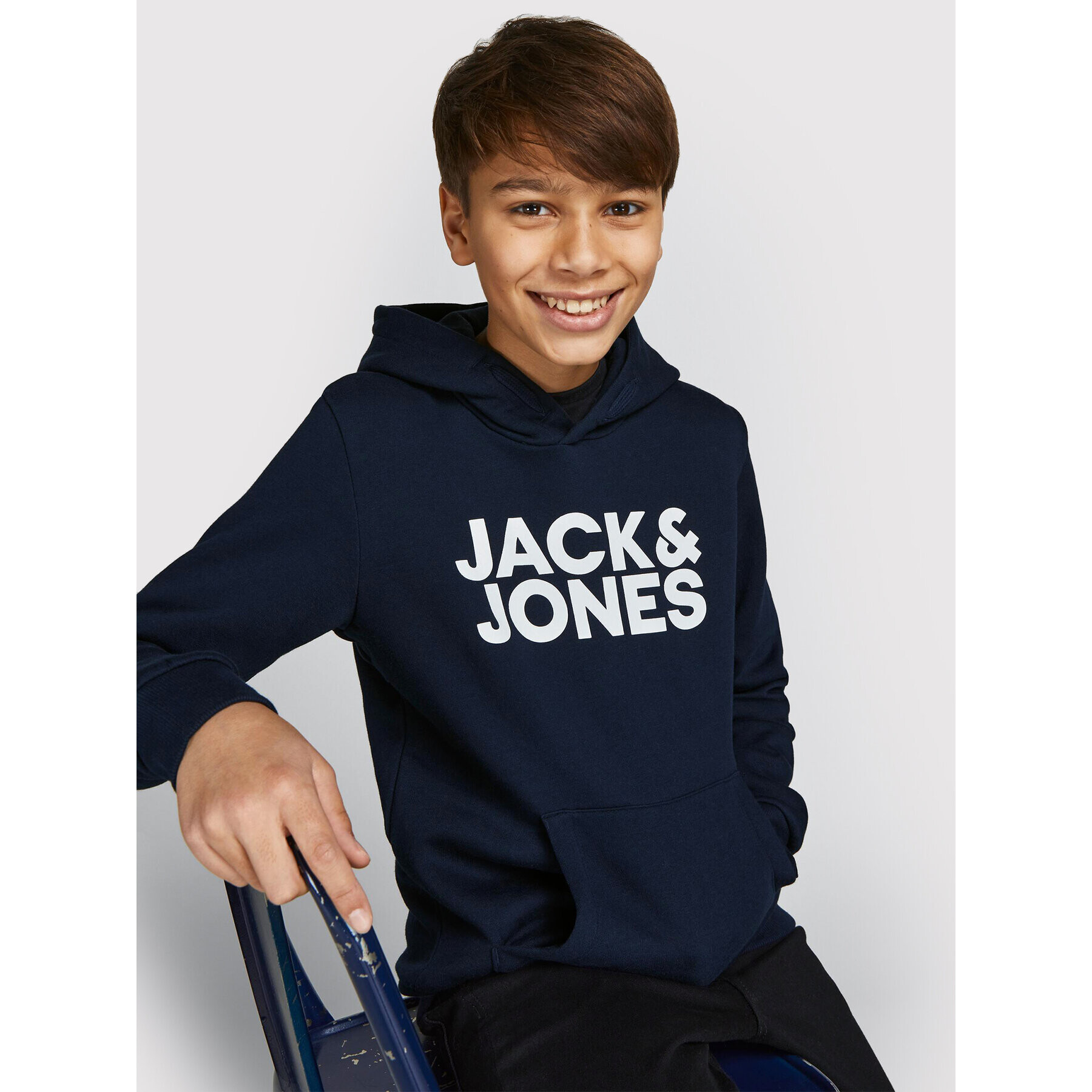 Jack&Jones Junior Комплект 2 суитшърта Corp 12210980 Тъмносин Regular Fit - Pepit.bg