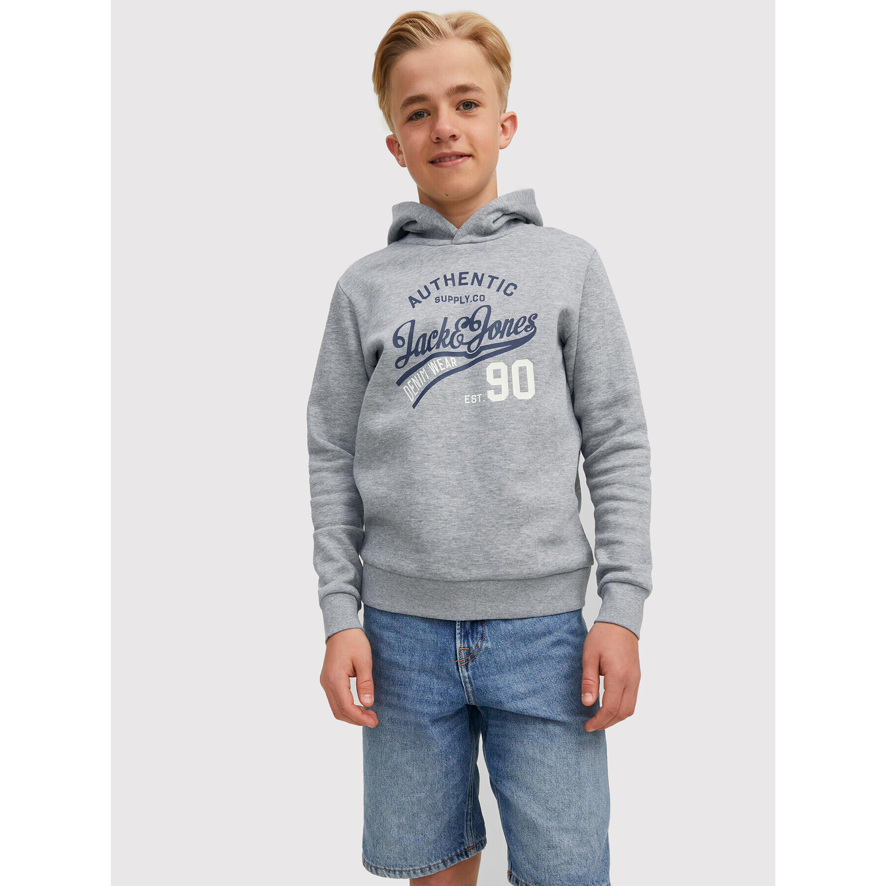 Jack&Jones Junior Комплект 2 суитшърта Than 12222426 Тъмносин Regular Fit - Pepit.bg