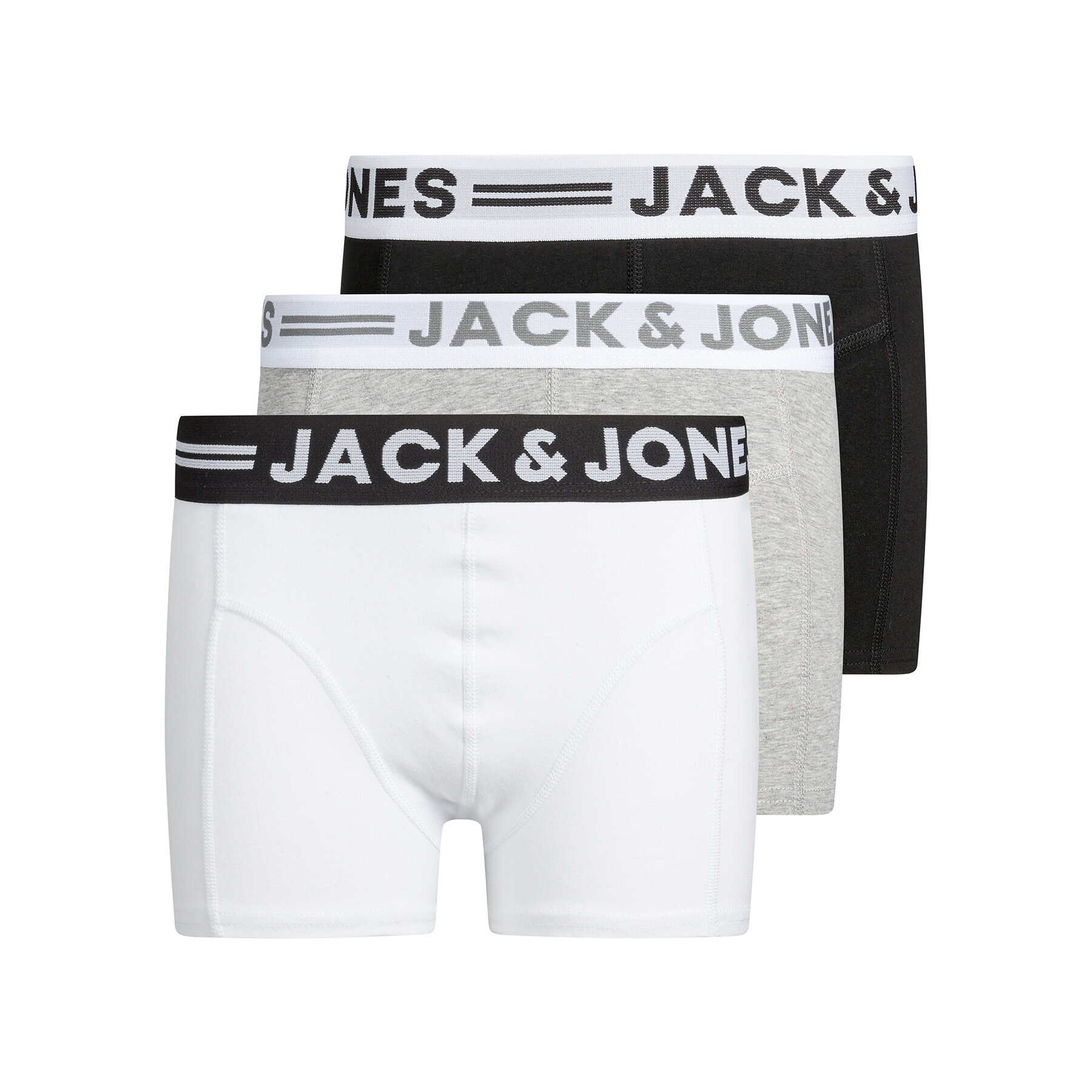 Jack&Jones Junior Комплект 3 чифта боксерки 12149293 Цветен - Pepit.bg
