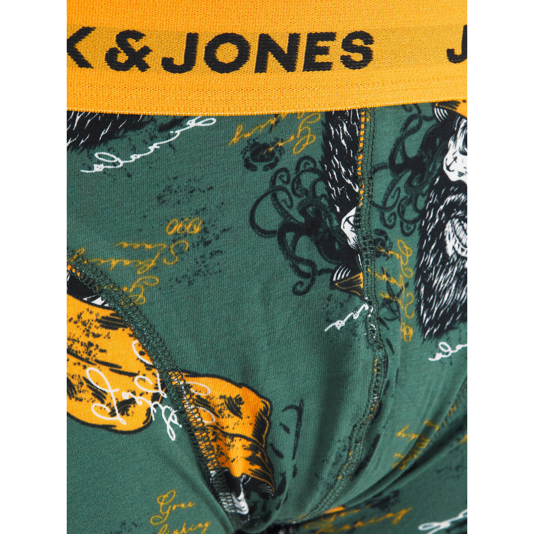Jack&Jones Junior Комплект 3 чифта боксерки 12228544 Зелен - Pepit.bg