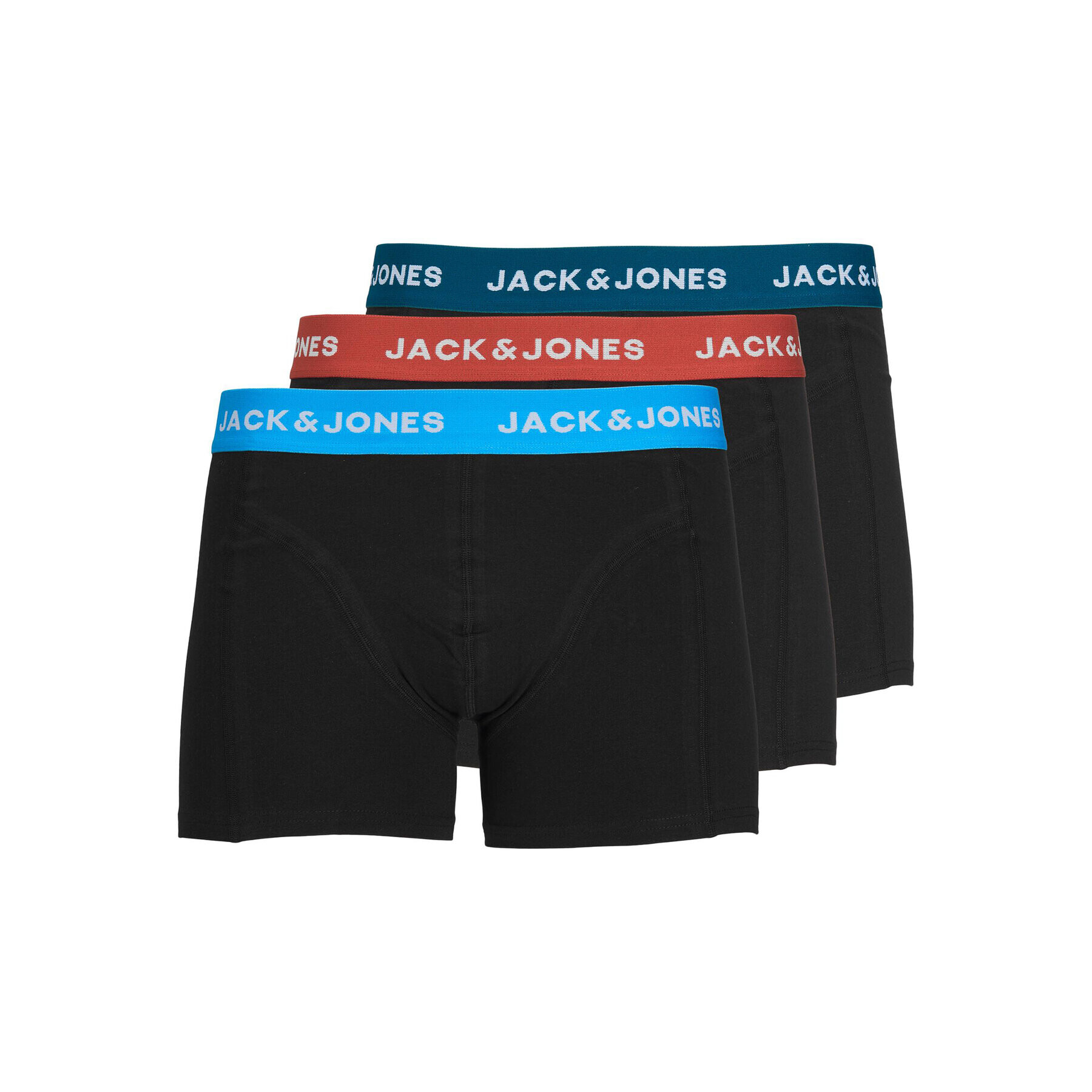 Jack&Jones Junior Комплект 3 чифта боксерки 12237698 Черен - Pepit.bg