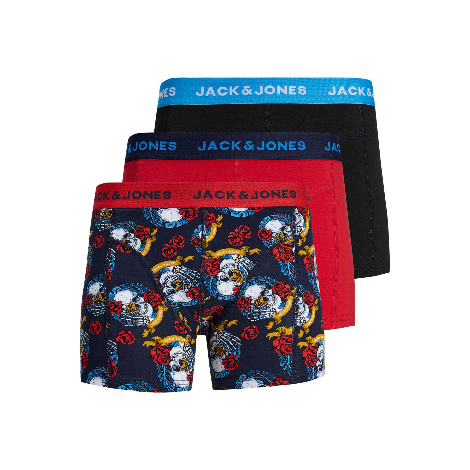 Jack&Jones Junior Комплект 3 чифта боксерки Limit 12217759 Цветен - Pepit.bg
