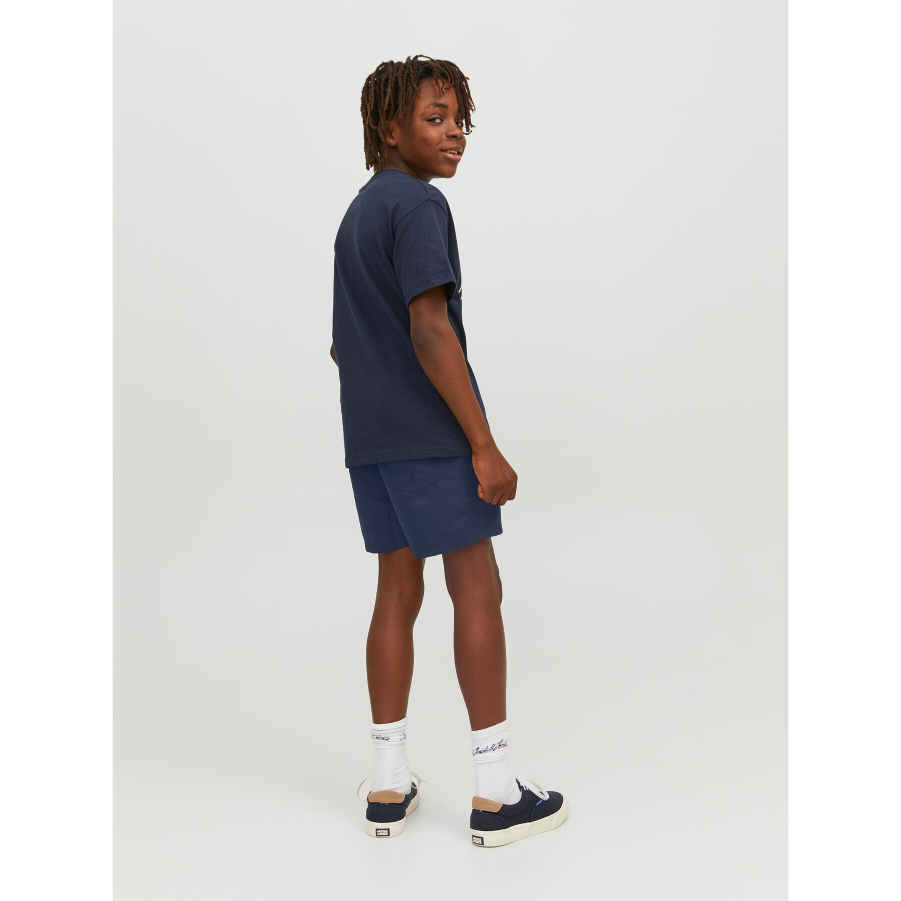 Jack&Jones Junior Плувни шорти 12226262 Тъмносин Regular Fit - Pepit.bg