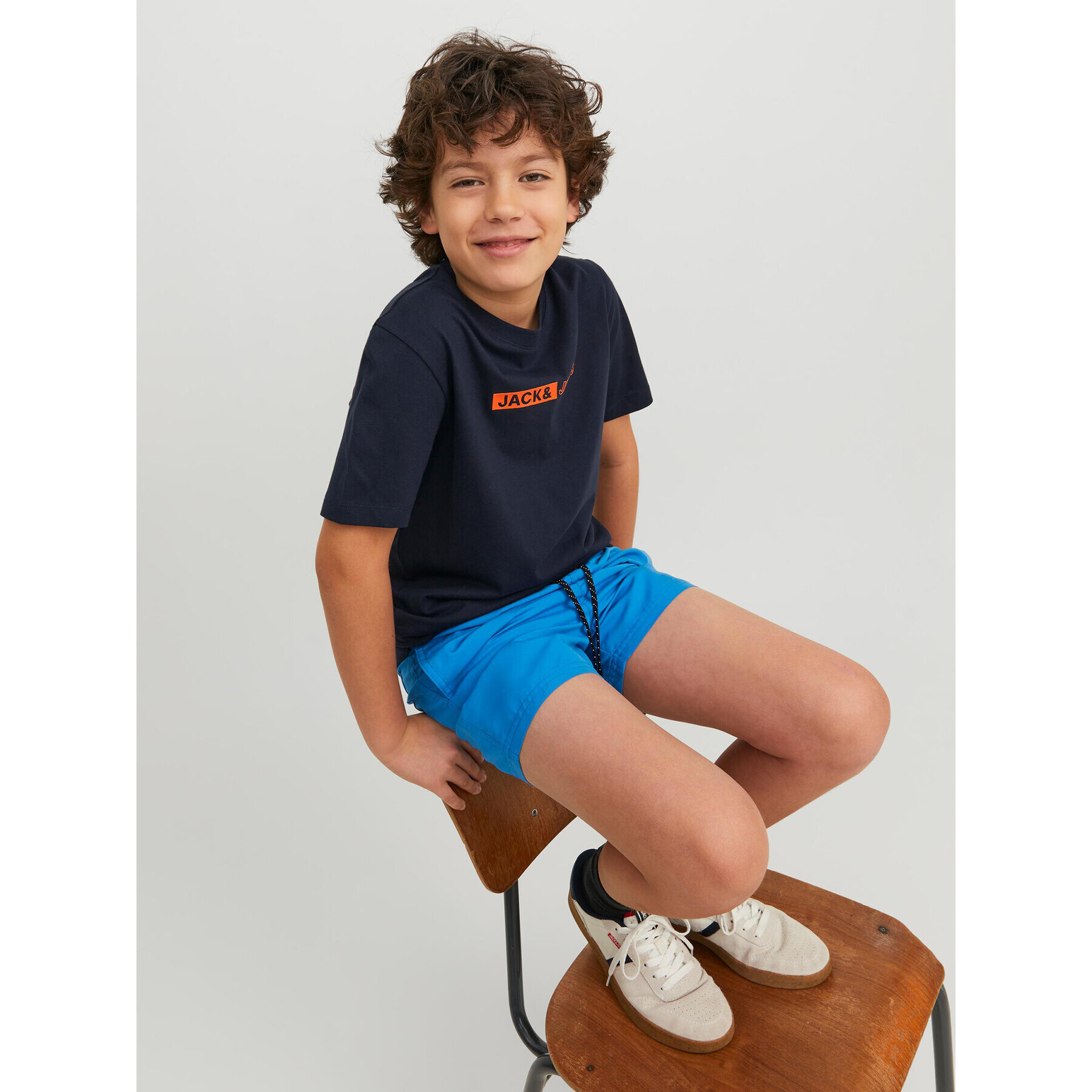 Jack&Jones Junior Плувни шорти 12228535 Син Regular Fit - Pepit.bg