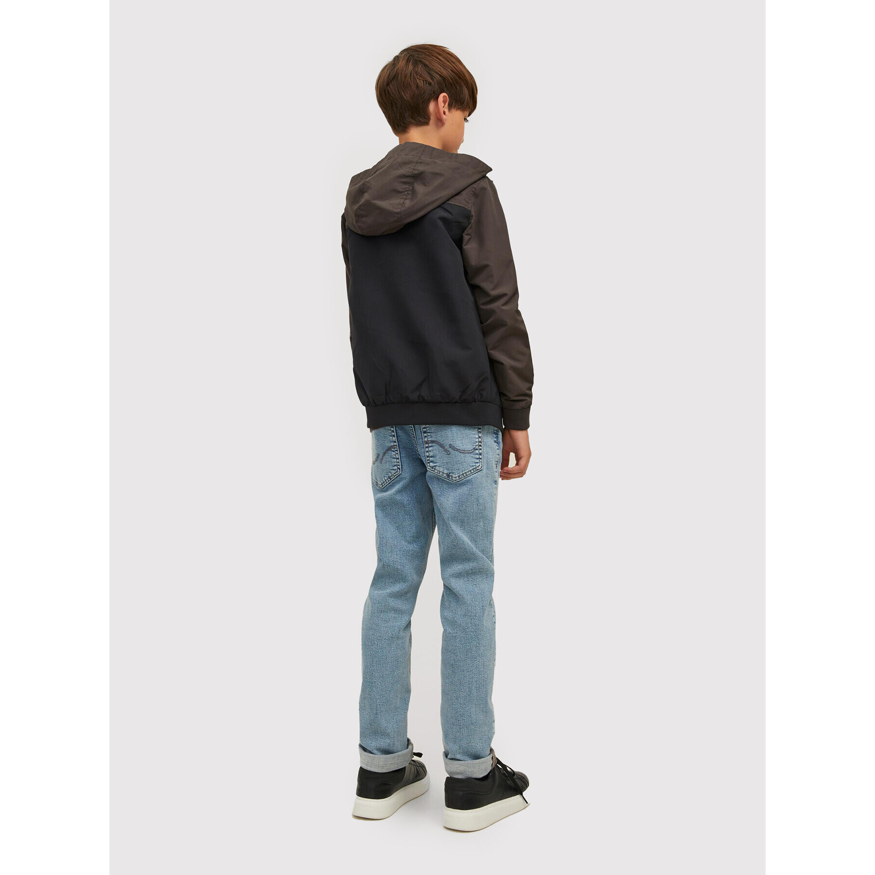 Jack&Jones Junior Преходно яке Rush 12200453 Черен Regular Fit - Pepit.bg