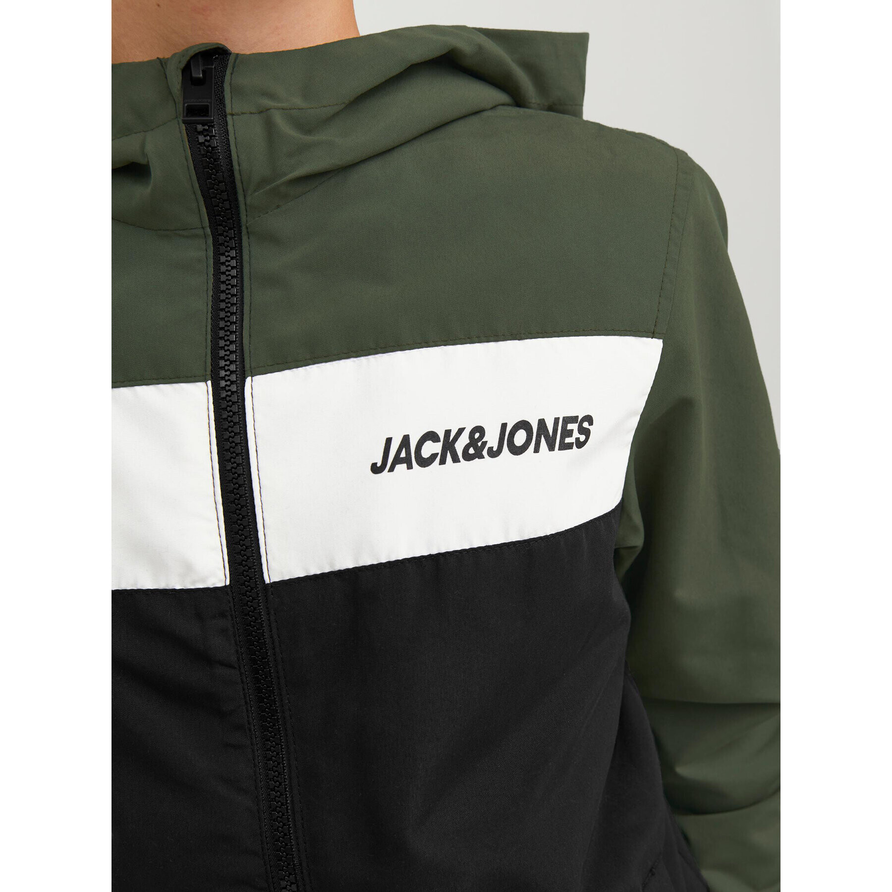 Jack&Jones Junior Преходно яке 12200453 Зелен Regular Fit - Pepit.bg