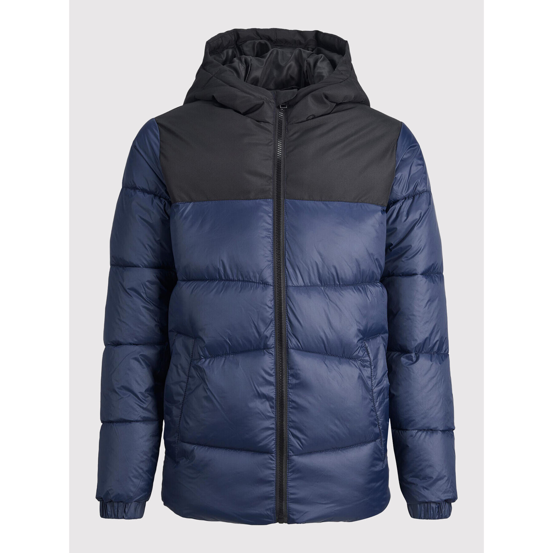 Jack&Jones Junior Пухено яке Chili 12212402 Тъмносин Regular Fit - Pepit.bg