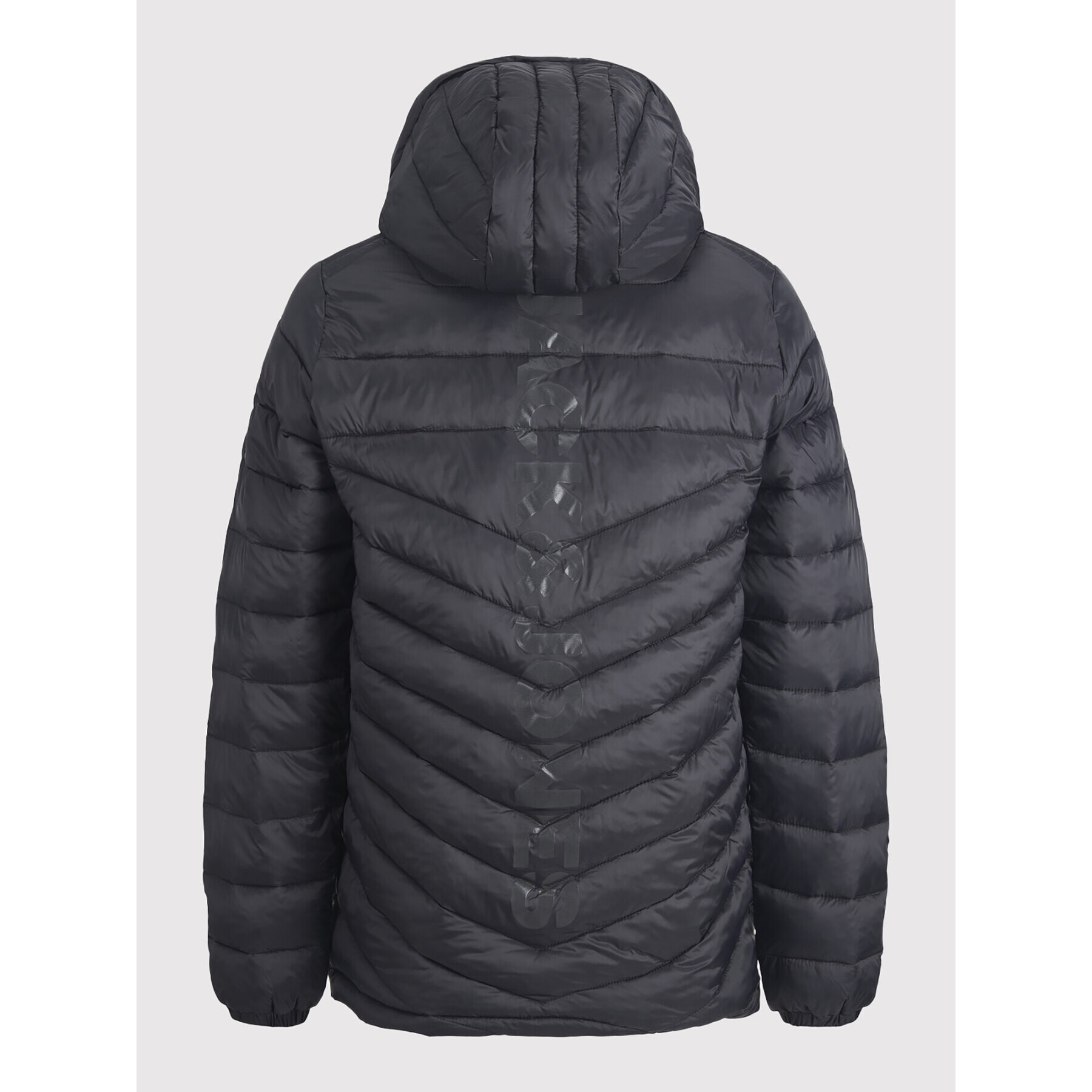 Jack&Jones Junior Пухено яке Hero 12212568 Черен Regular Fit - Pepit.bg