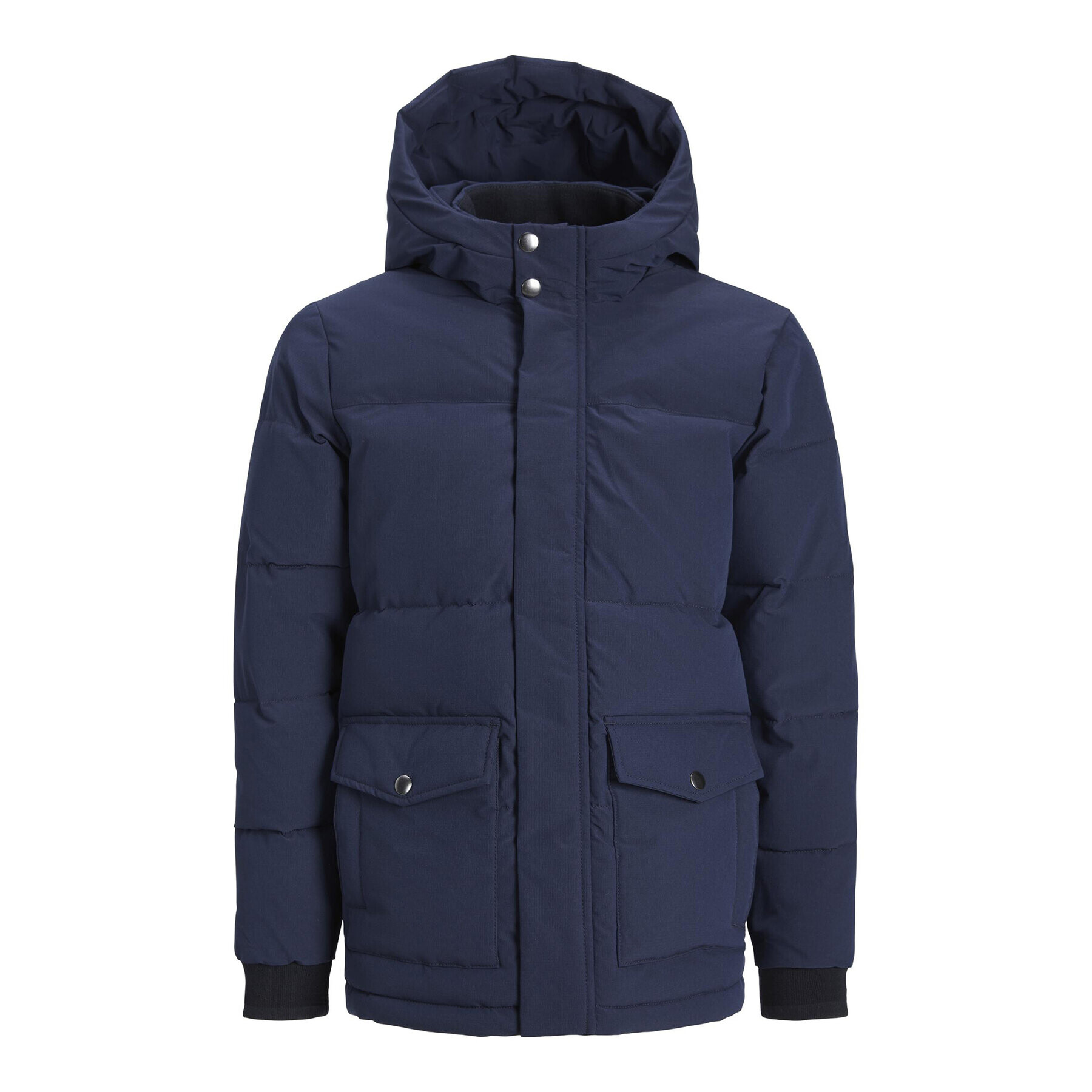 Jack&Jones Junior Пухено яке 12236557 Тъмносин Regular Fit - Pepit.bg