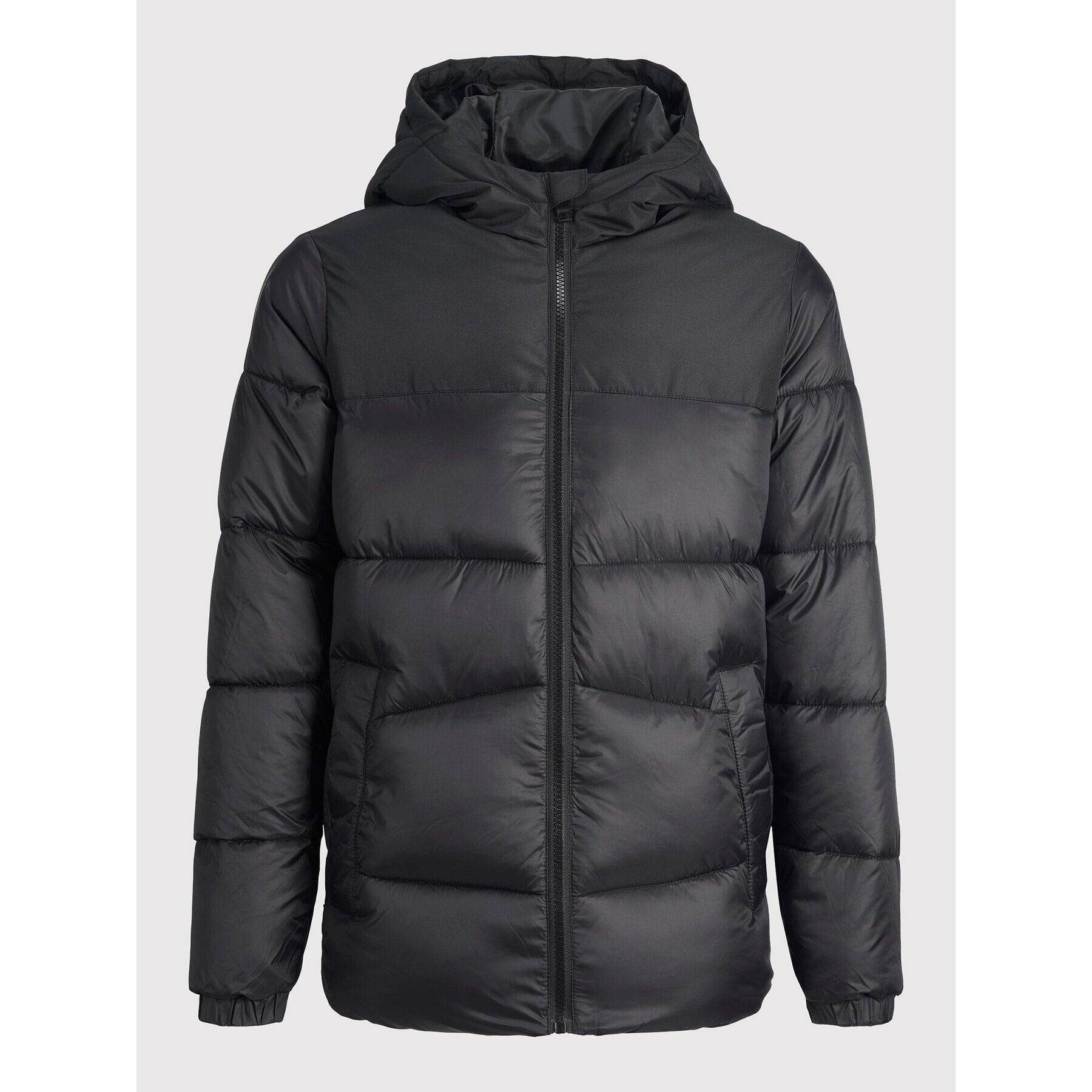 Jack&Jones Junior Пухено яке Chili 12212402 Черен Regular Fit - Pepit.bg