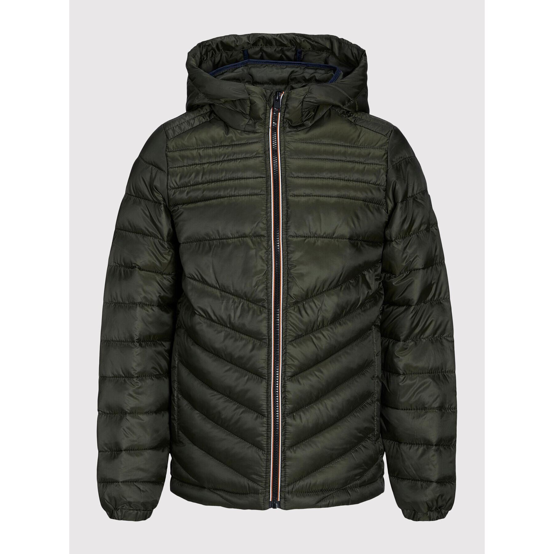 Jack&Jones Junior Пухено яке Hero 12212568 Зелен Regular Fit - Pepit.bg