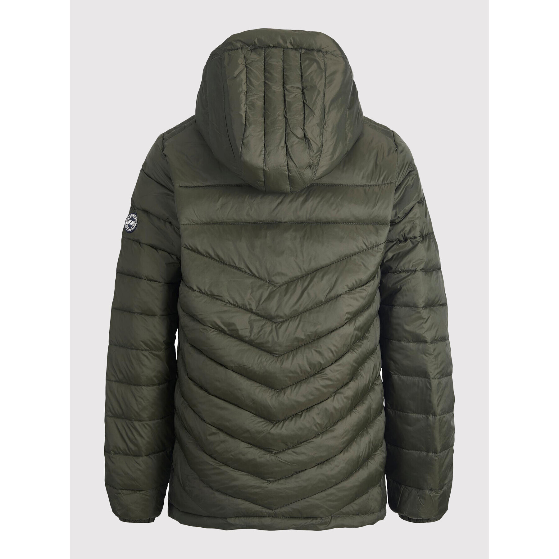 Jack&Jones Junior Пухено яке Hero 12212568 Зелен Regular Fit - Pepit.bg