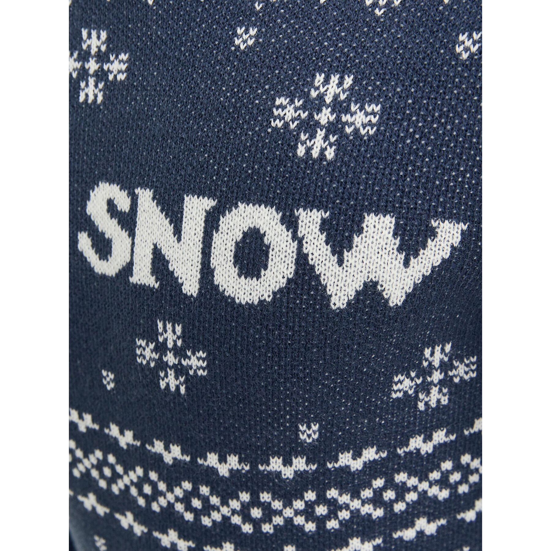 Jack&Jones Junior Пуловер 12247507 Тъмносин Regular Fit - Pepit.bg