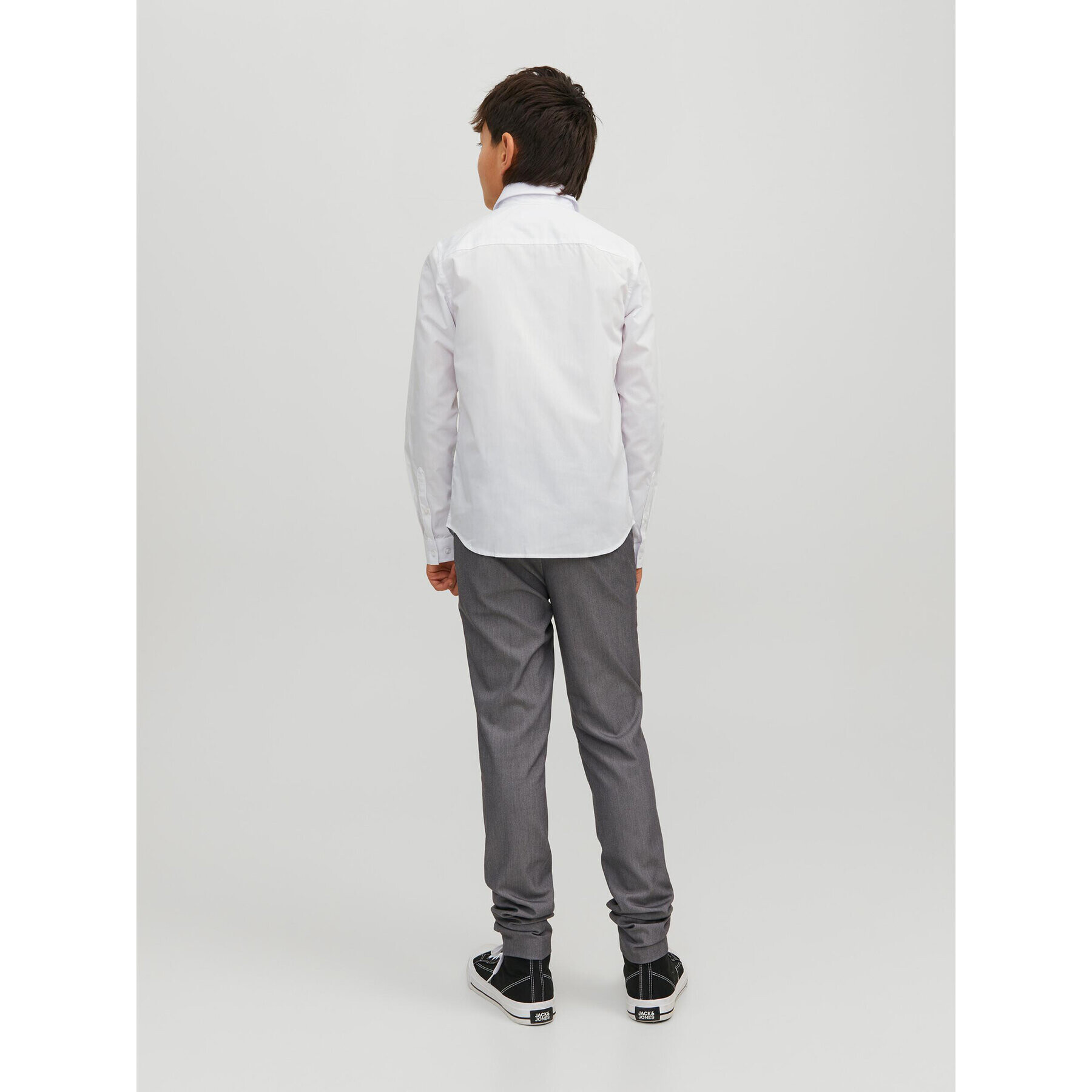Jack&Jones Junior Риза 12223343 Бял Regular Fit - Pepit.bg