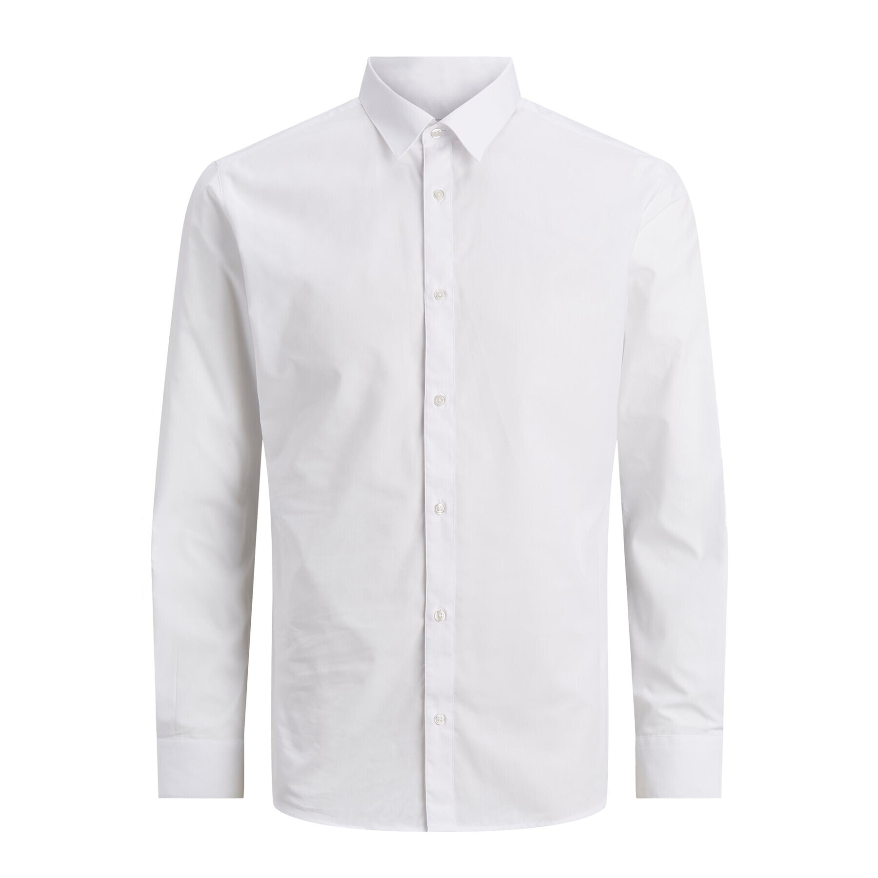 Jack&Jones Junior Риза 12223343 Бял Regular Fit - Pepit.bg