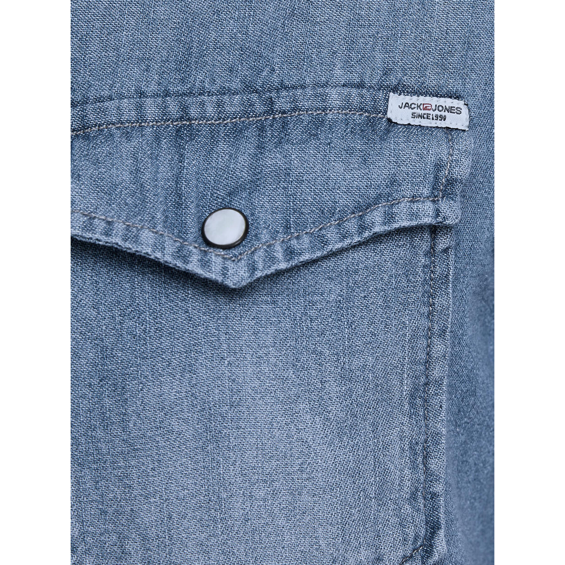 Jack&Jones Junior Риза Sheridan 12148417 Син Regular Fit - Pepit.bg