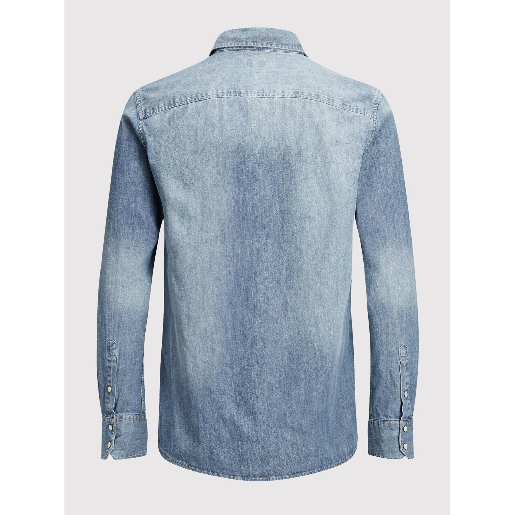 Jack&Jones Junior Риза Sheridan 12148417 Син Regular Fit - Pepit.bg