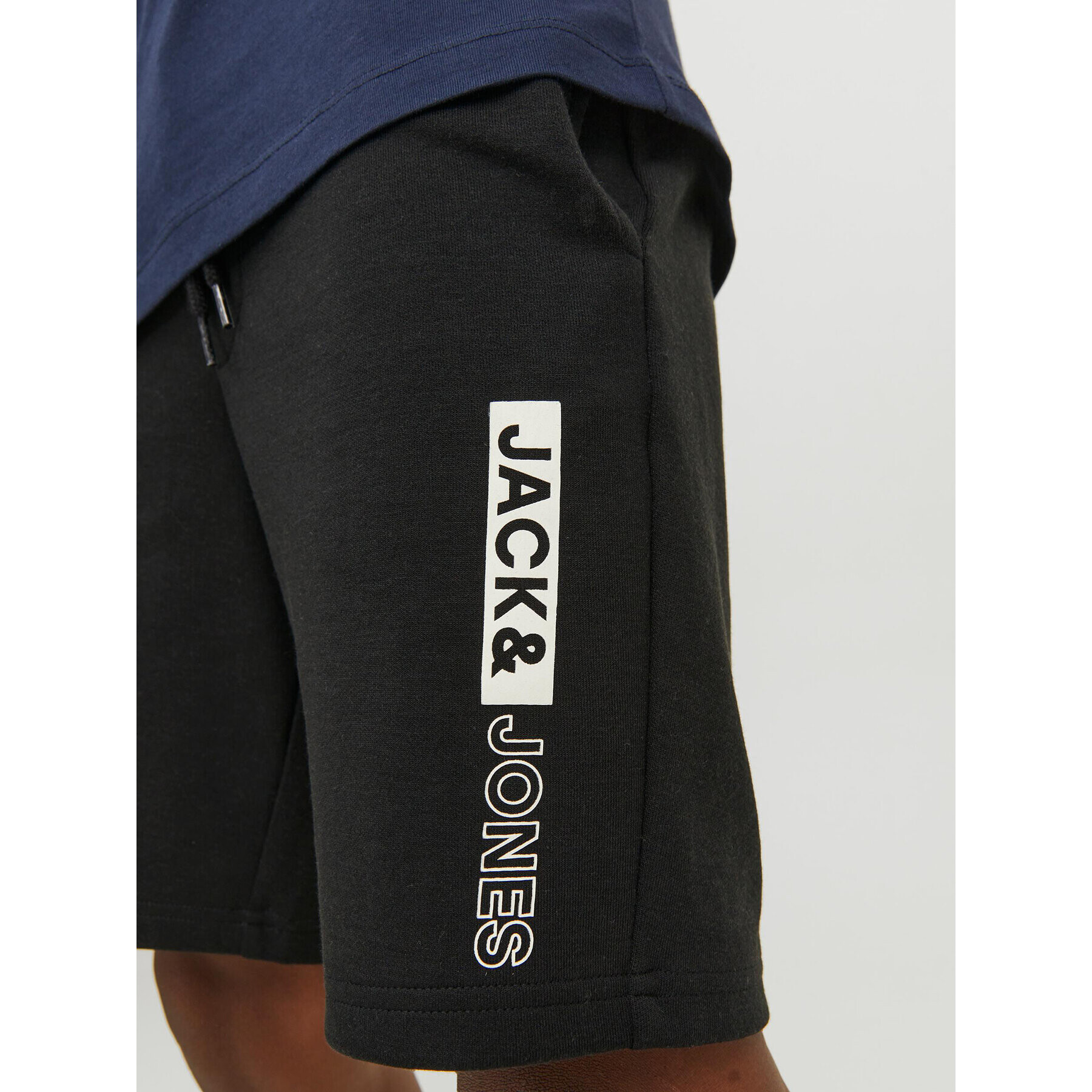 Jack&Jones Junior Спортни шорти 12225256 Черен Regular Fit - Pepit.bg