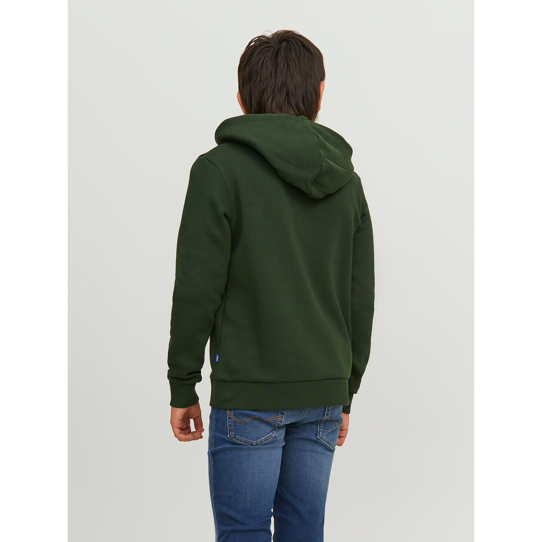 Jack&Jones Junior Суитшърт 12152841 Зелен Regular Fit - Pepit.bg
