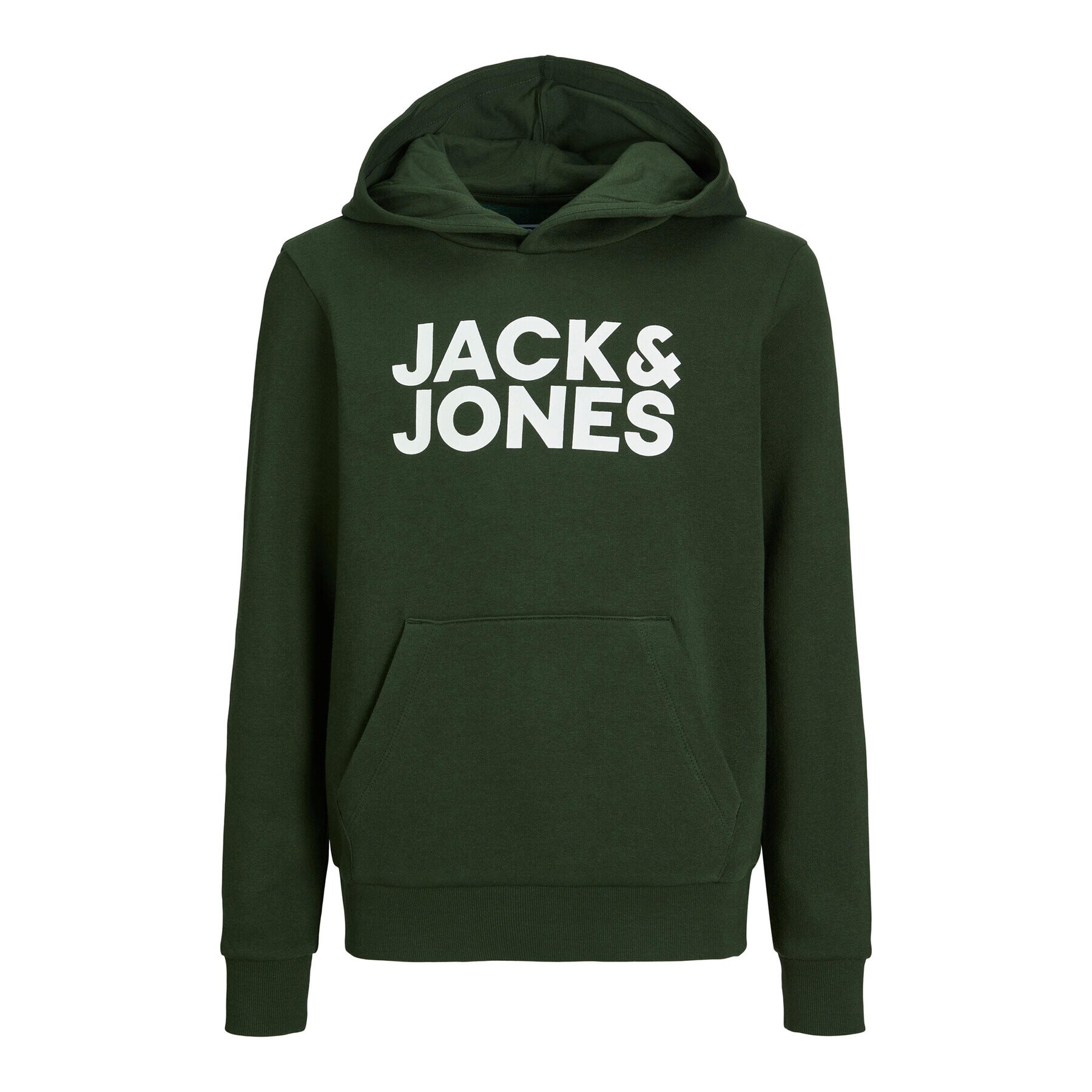 Jack&Jones Junior Суитшърт 12152841 Зелен Regular Fit - Pepit.bg