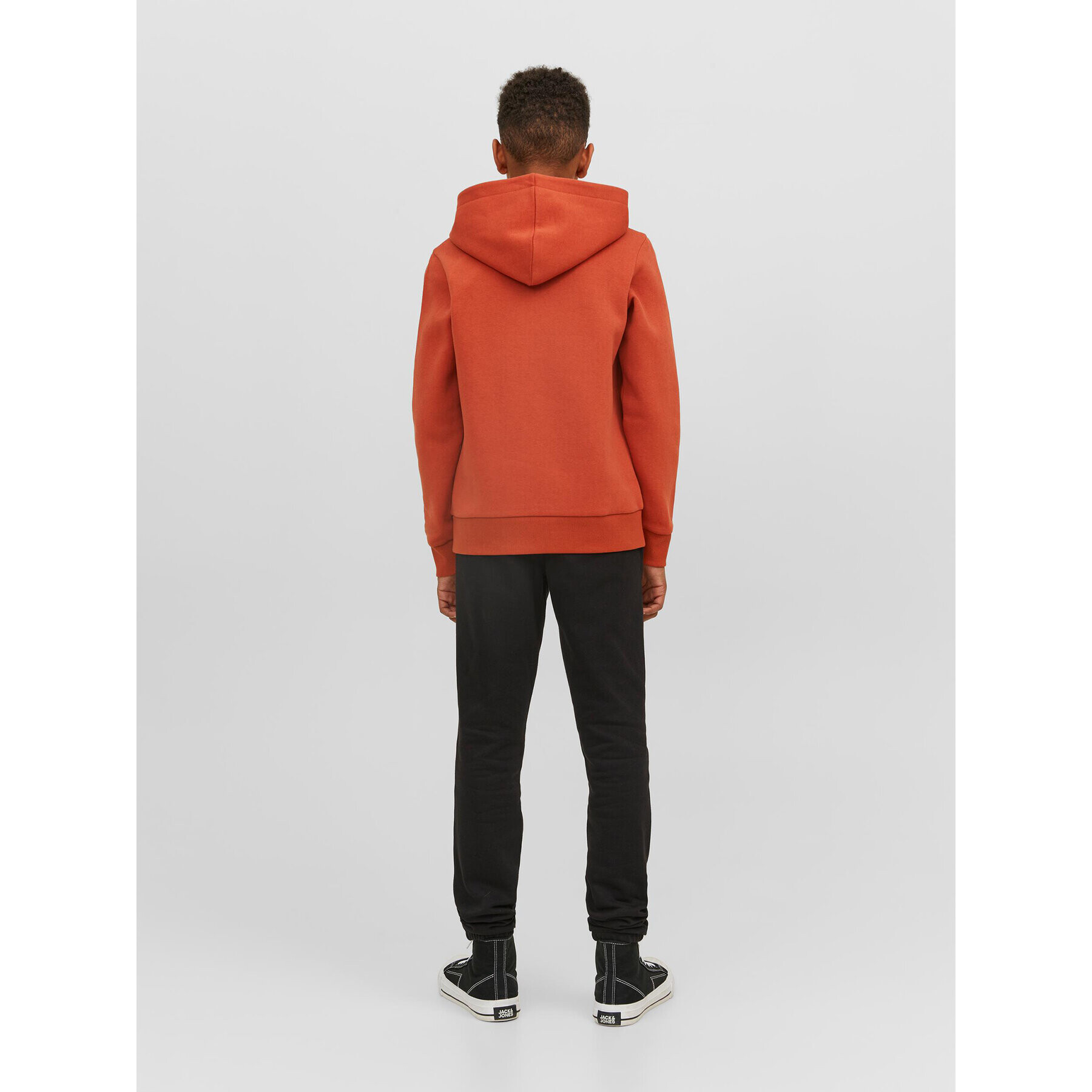 Jack&Jones Junior Суитшърт 12212287 Оранжев Regular Fit - Pepit.bg