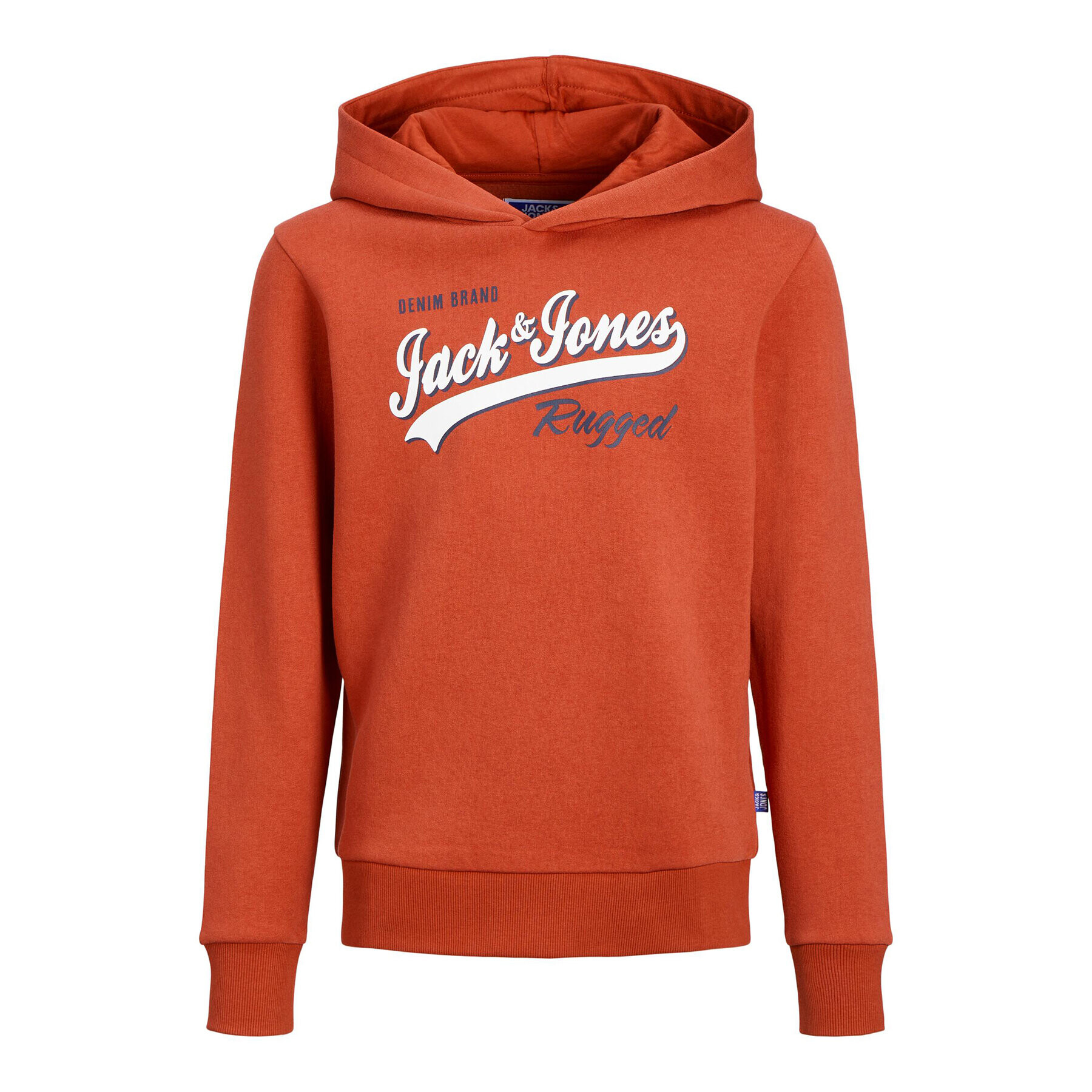 Jack&Jones Junior Суитшърт 12212287 Оранжев Regular Fit - Pepit.bg
