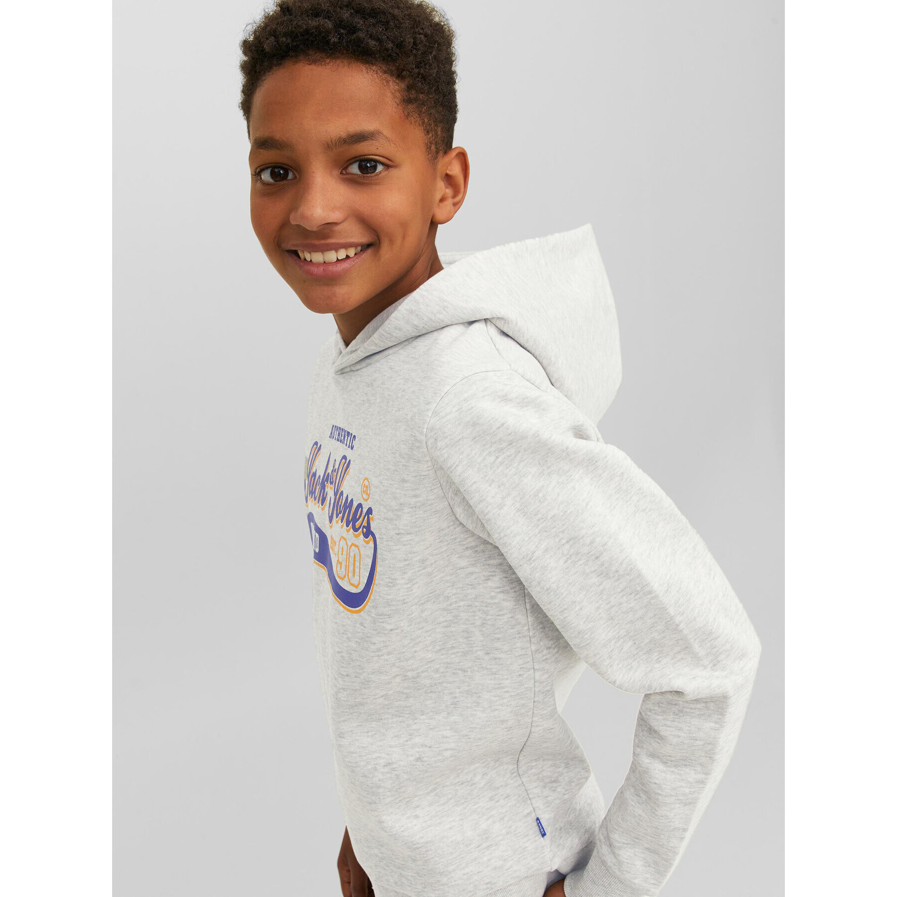 Jack&Jones Junior Суитшърт 12212287 Сив Regular Fit - Pepit.bg