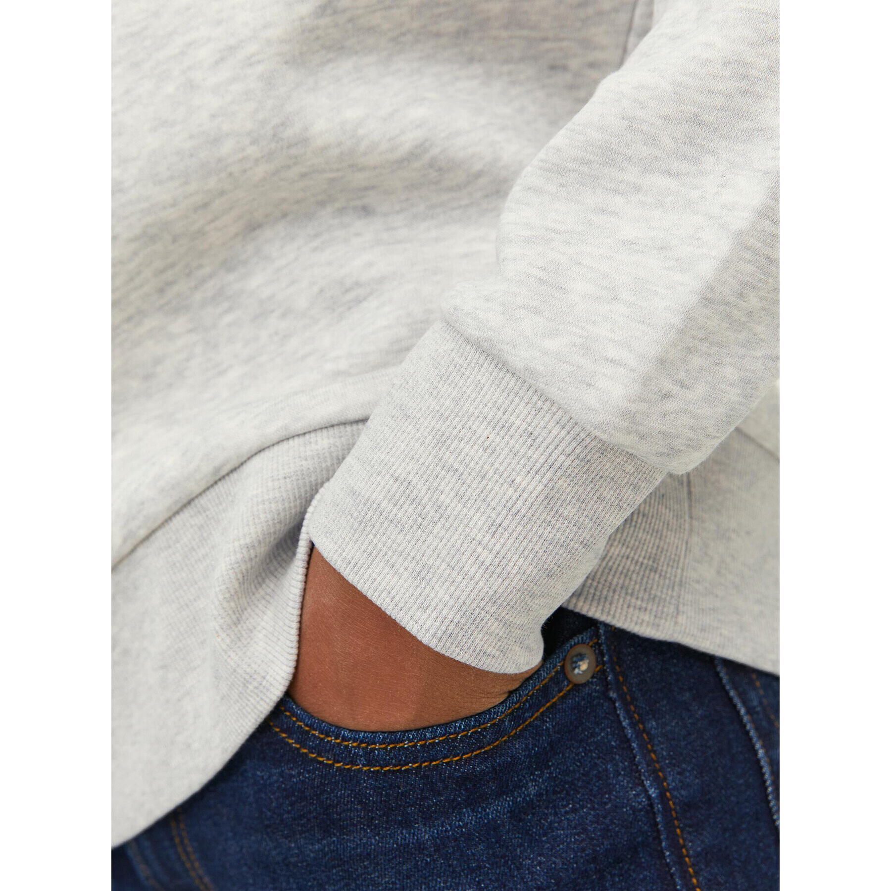 Jack&Jones Junior Суитшърт 12212287 Сив Regular Fit - Pepit.bg