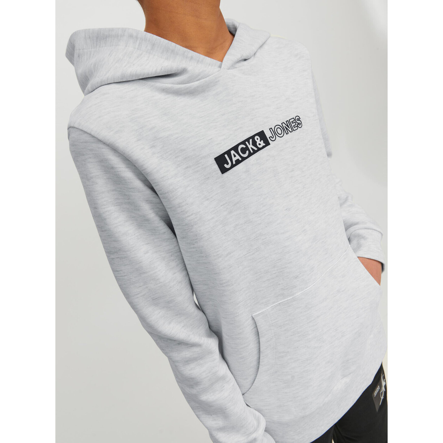 Jack&Jones Junior Суитшърт 12225210 Бял Regular Fit - Pepit.bg