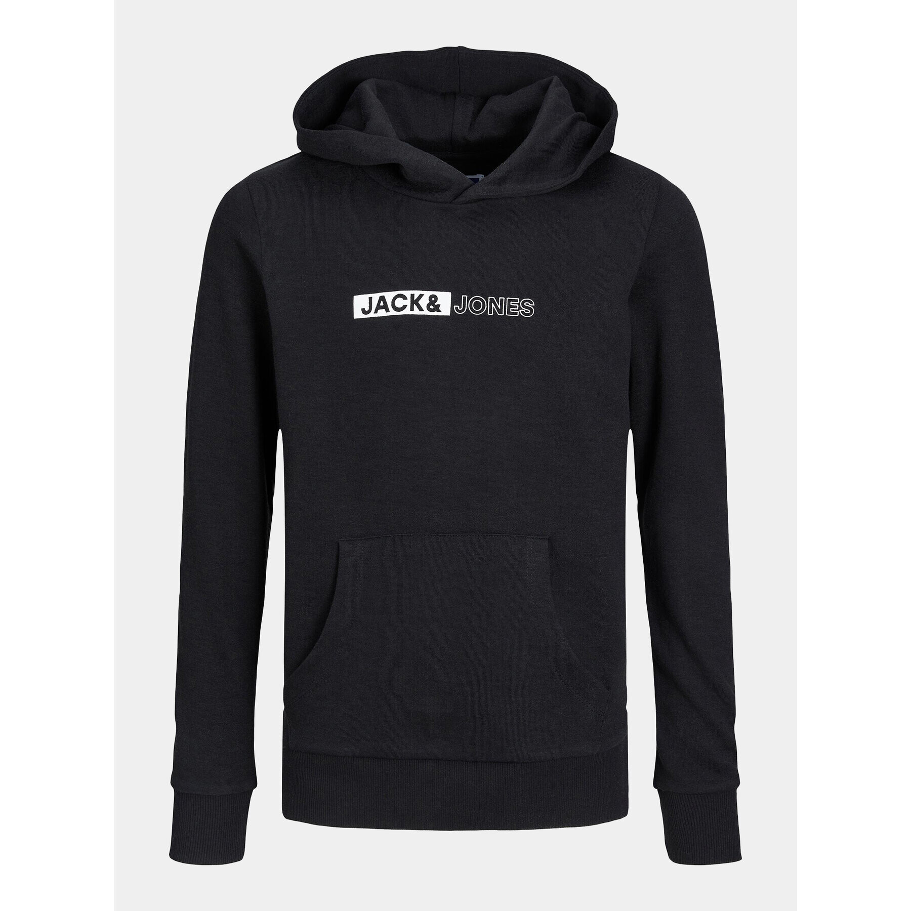 Jack&Jones Junior Суитшърт 12225210 Черен Regular Fit - Pepit.bg