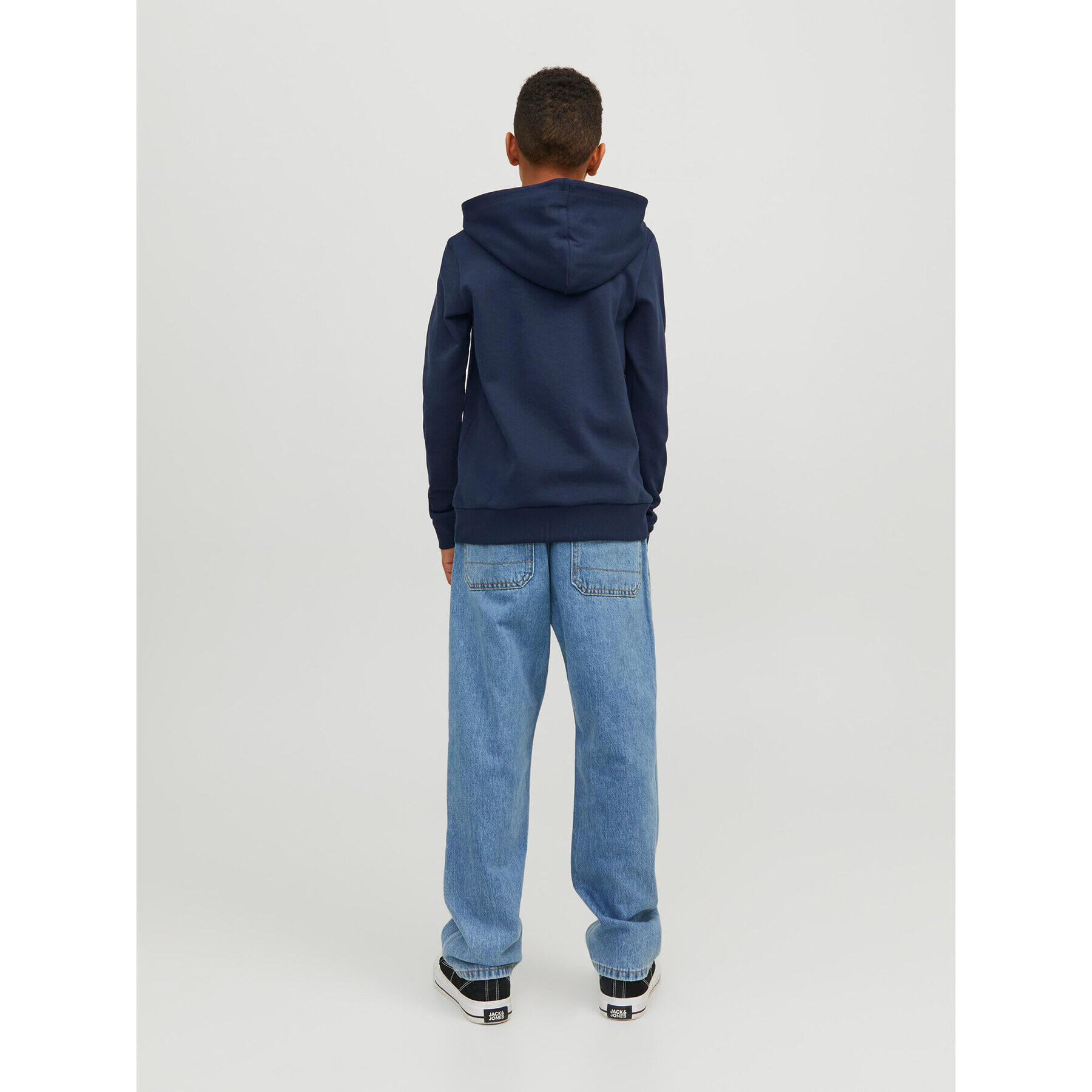 Jack&Jones Junior Суитшърт 12225210 Тъмносин Regular Fit - Pepit.bg