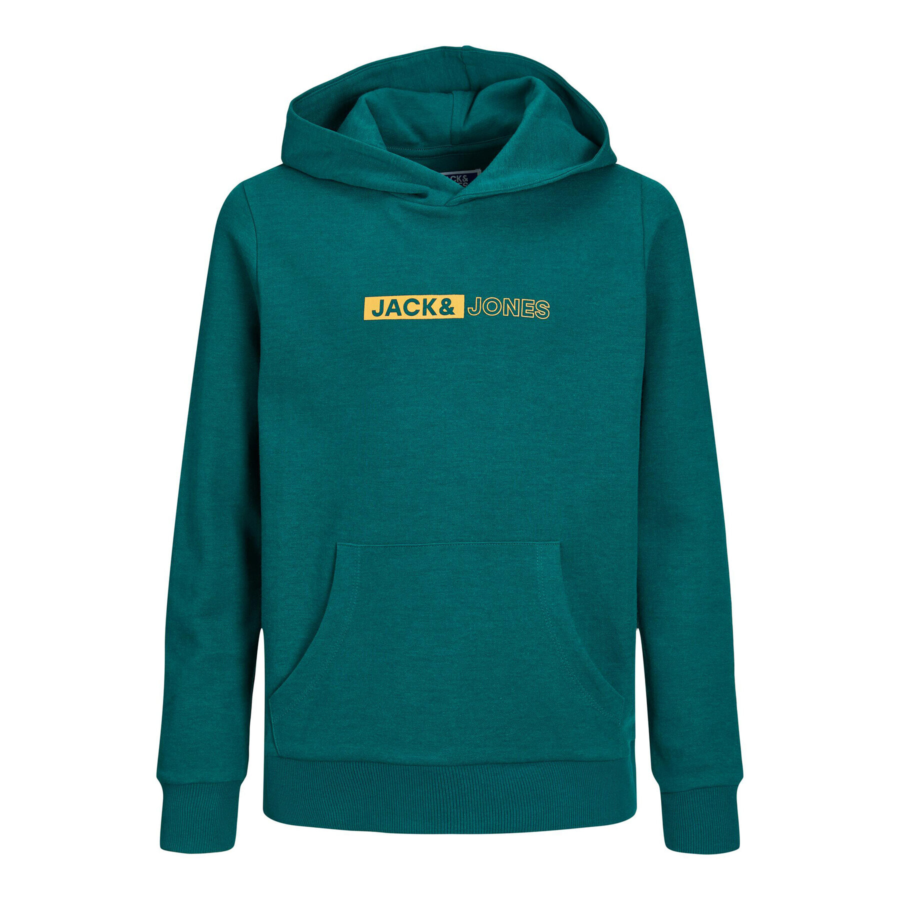 Jack&Jones Junior Суитшърт 12225210 Зелен Regular Fit - Pepit.bg