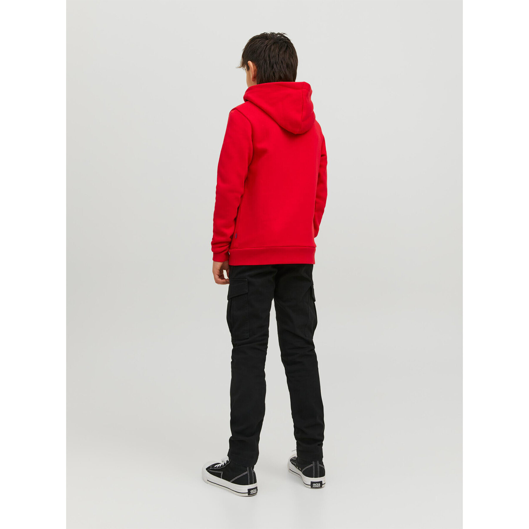 Jack&Jones Junior Суитшърт 12231372 Червен Regular Fit - Pepit.bg