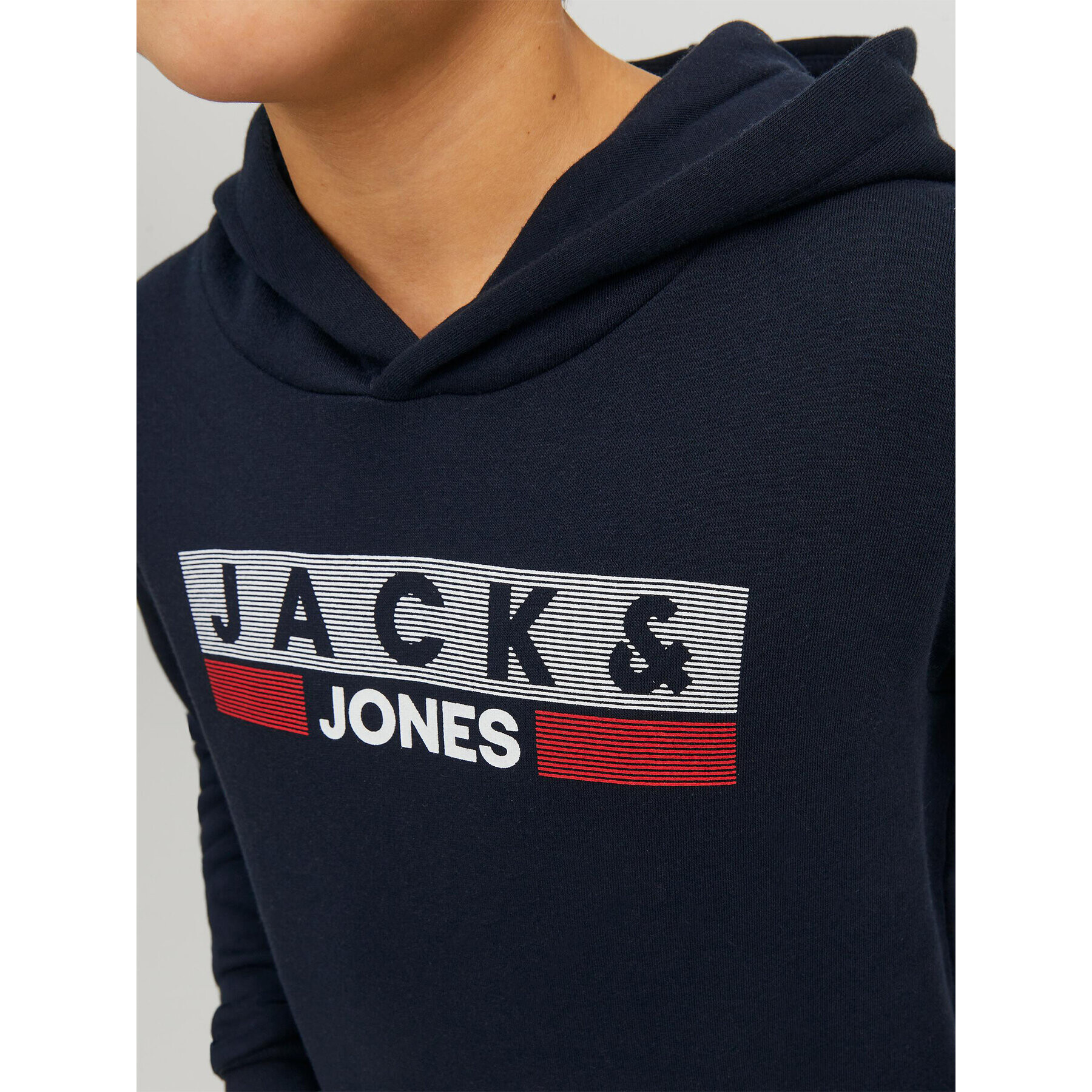 Jack&Jones Junior Суитшърт 12231372 Тъмносин Regular Fit - Pepit.bg