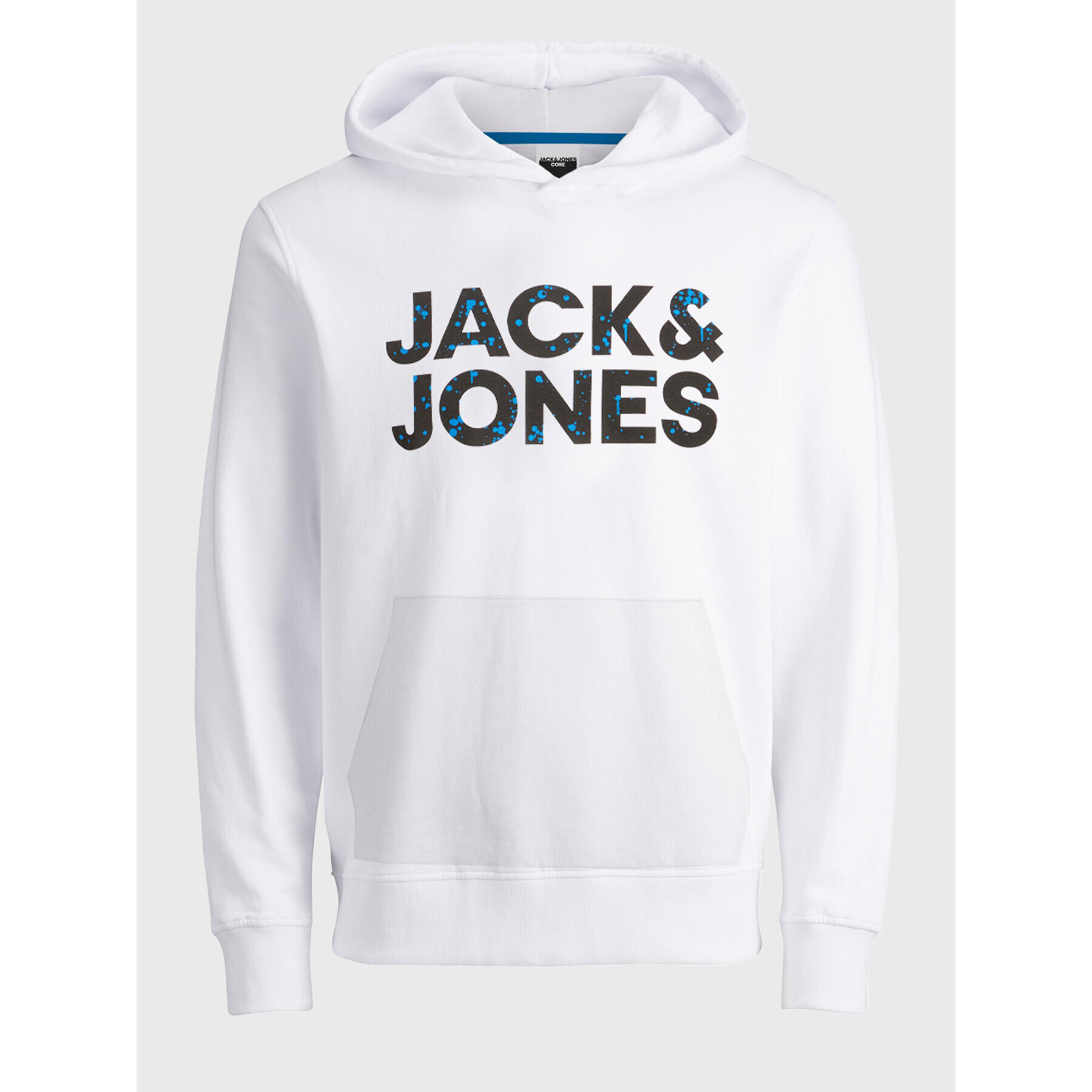 Jack&Jones Junior Суитшърт 12232755 Бял Regular Fit - Pepit.bg