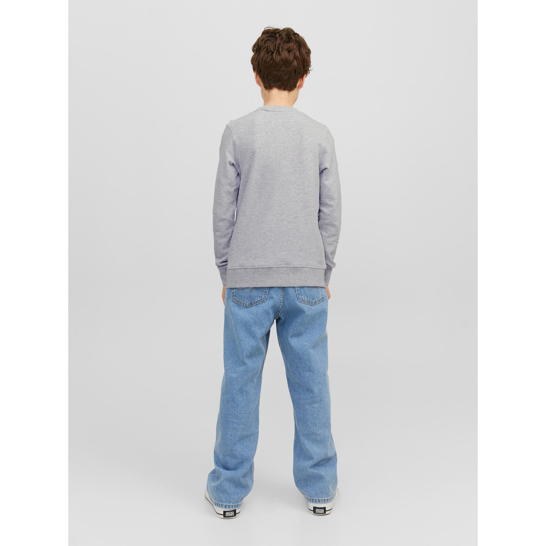 Jack&Jones Junior Суитшърт 12235502 Сив Standard Fit - Pepit.bg