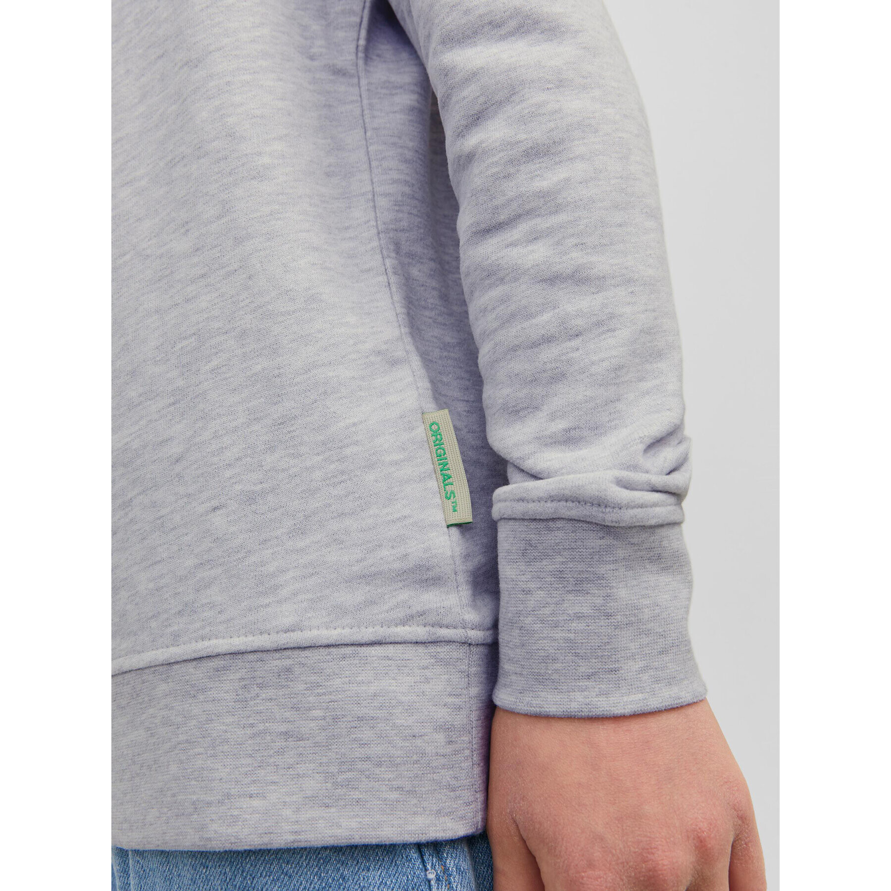 Jack&Jones Junior Суитшърт 12235502 Сив Standard Fit - Pepit.bg
