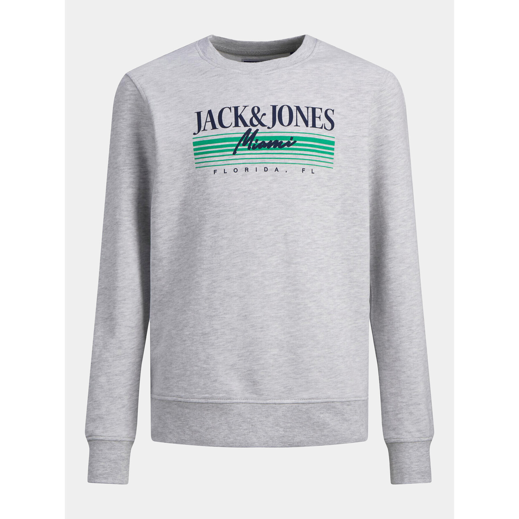 Jack&Jones Junior Суитшърт 12235502 Сив Standard Fit - Pepit.bg