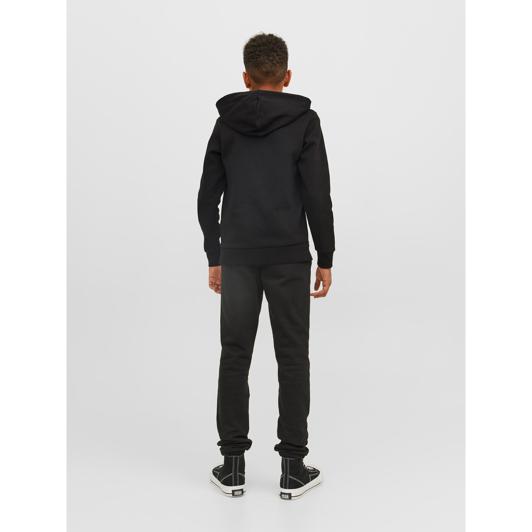 Jack&Jones Junior Суитшърт 12237172 Черен Regular Fit - Pepit.bg