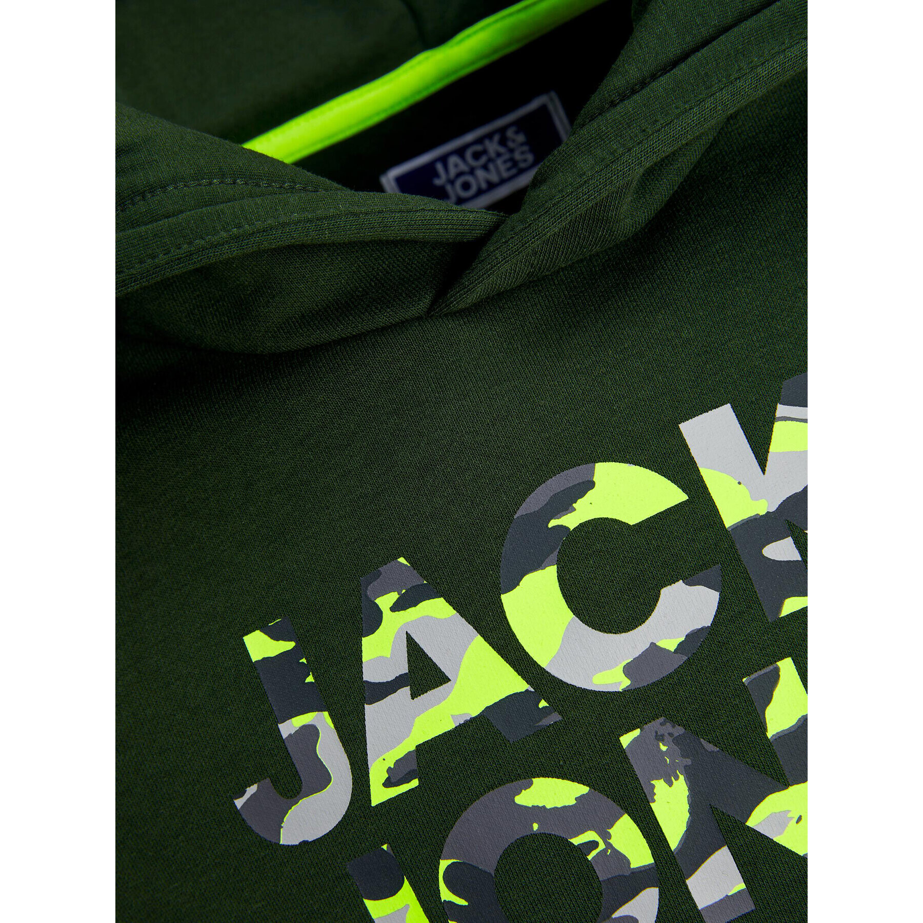 Jack&Jones Junior Суитшърт 12237172 Зелен Regular Fit - Pepit.bg