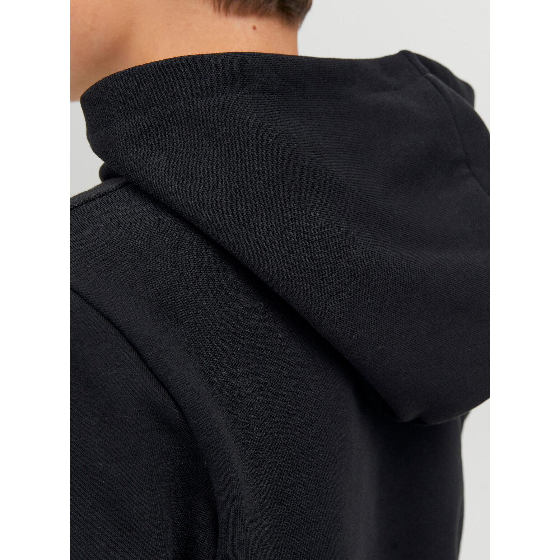 Jack&Jones Junior Суитшърт 12237210 Черен Regular Fit - Pepit.bg
