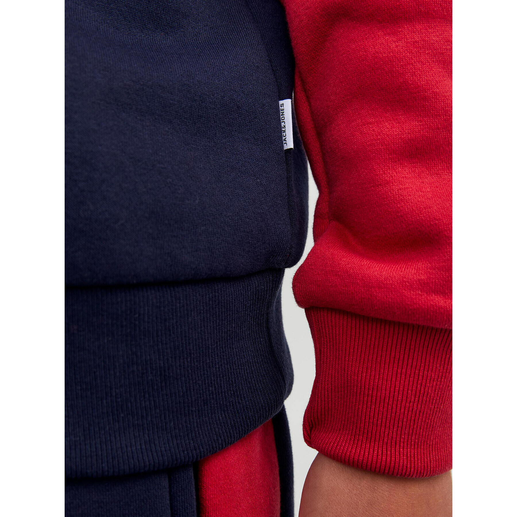 Jack&Jones Junior Суитшърт 12237402 Червен Regular Fit - Pepit.bg