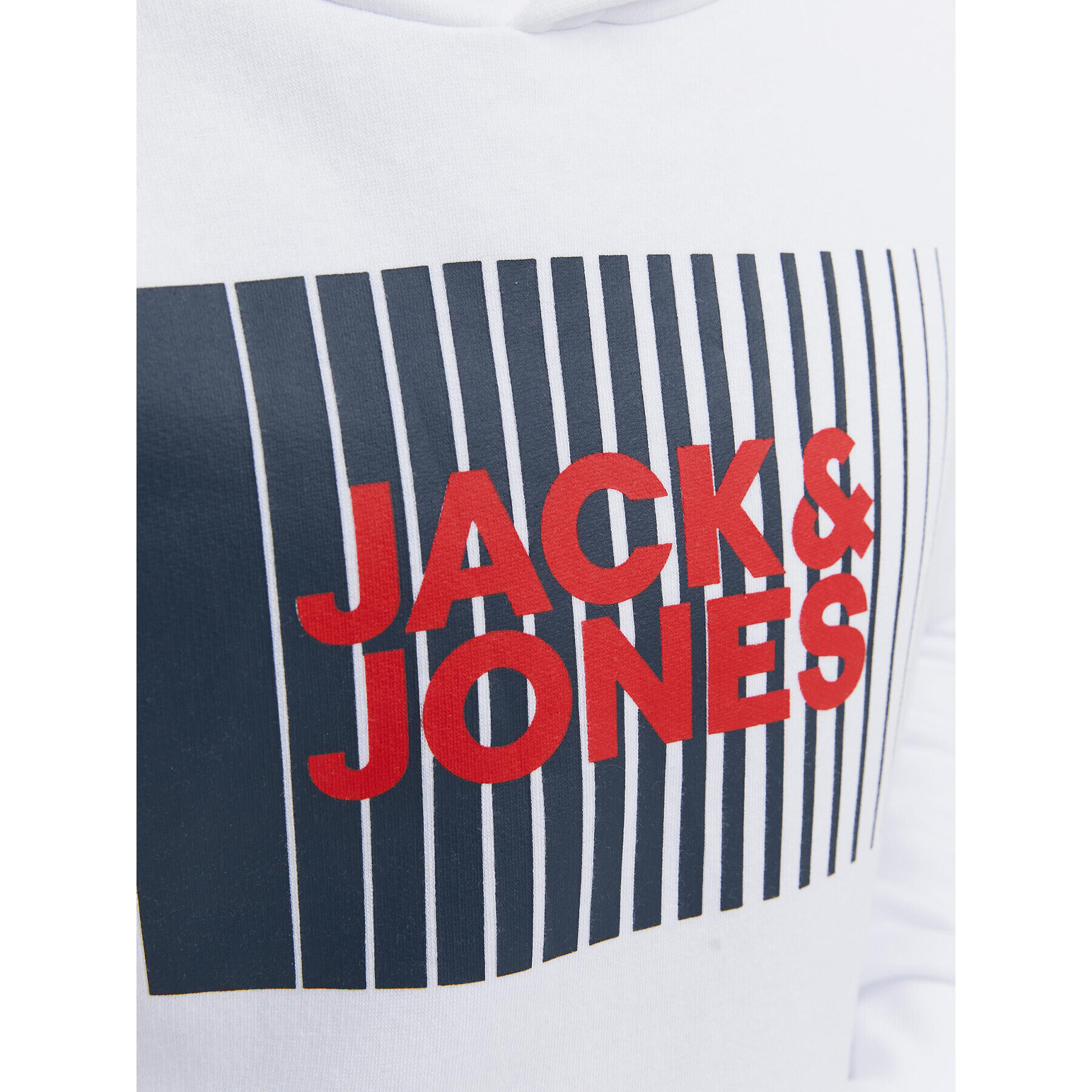 Jack&Jones Junior Суитшърт 12237459 Бял Regular Fit - Pepit.bg