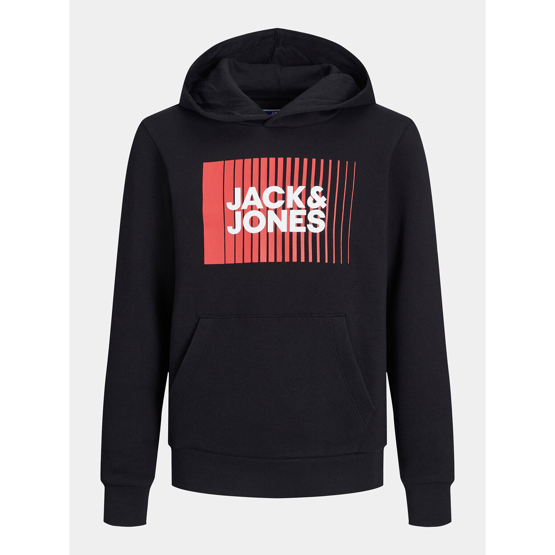 Jack&Jones Junior Суитшърт 12237459 Черен Regular Fit - Pepit.bg