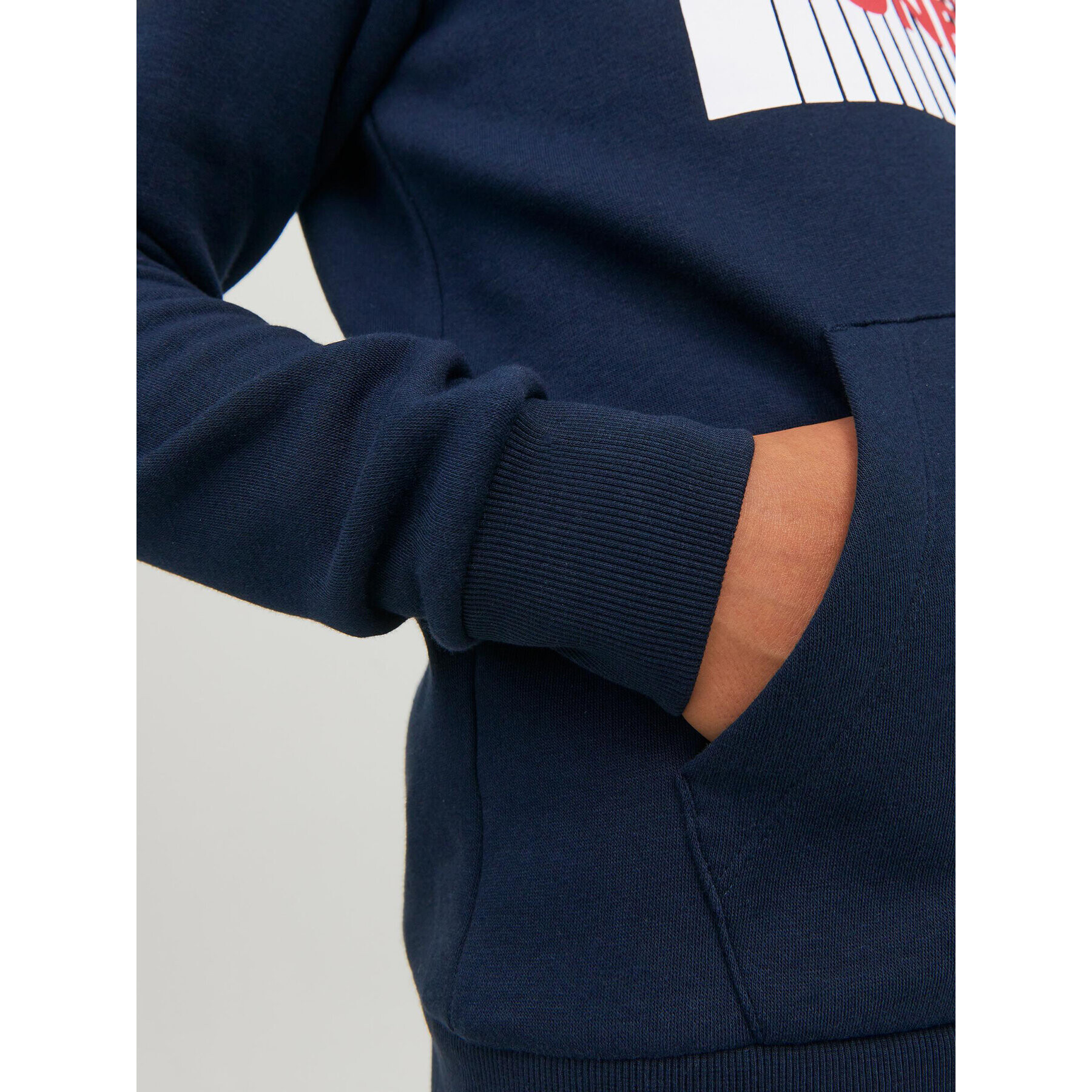 Jack&Jones Junior Суитшърт 12237459 Тъмносин Regular Fit - Pepit.bg