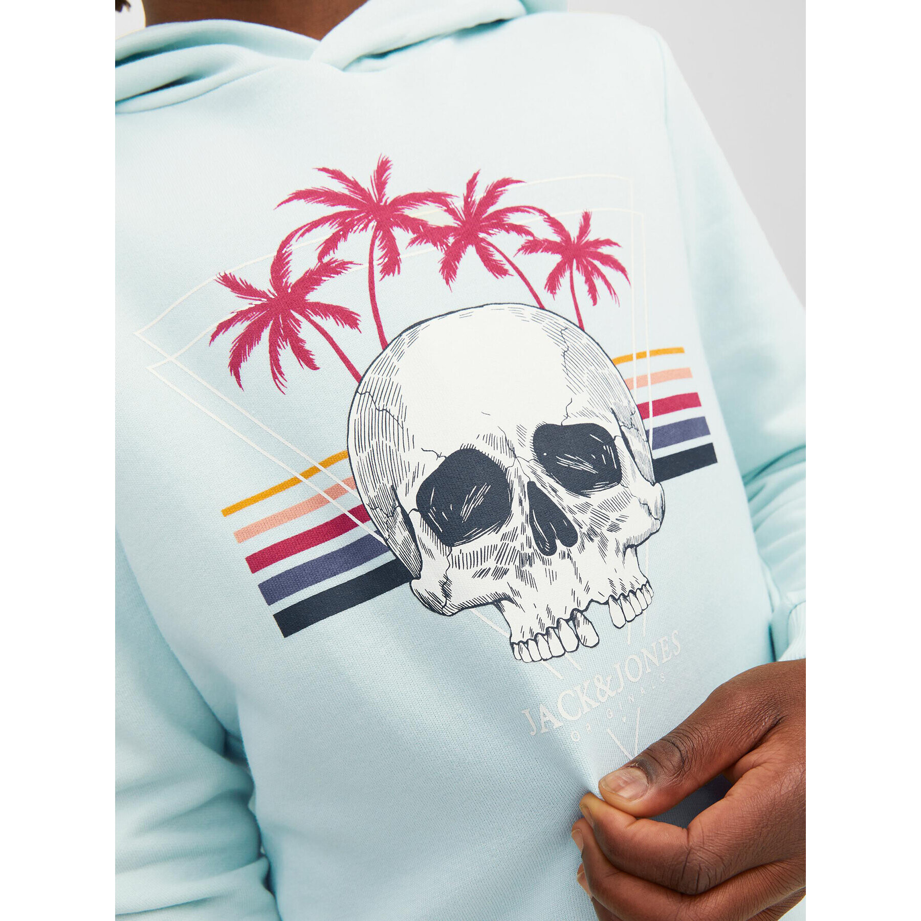 Jack&Jones Junior Суитшърт 12239455 Син Regular Fit - Pepit.bg